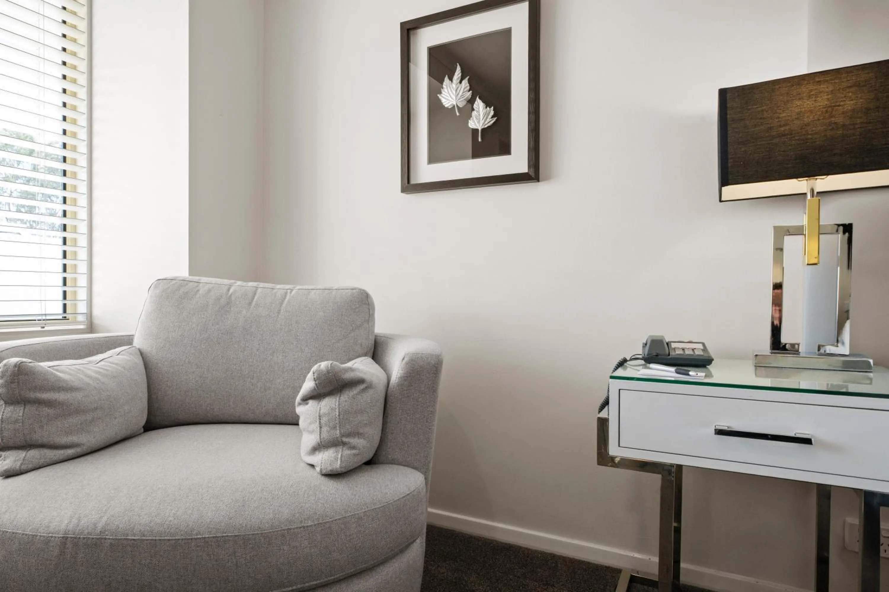 Seating area in The Carrington Hotel