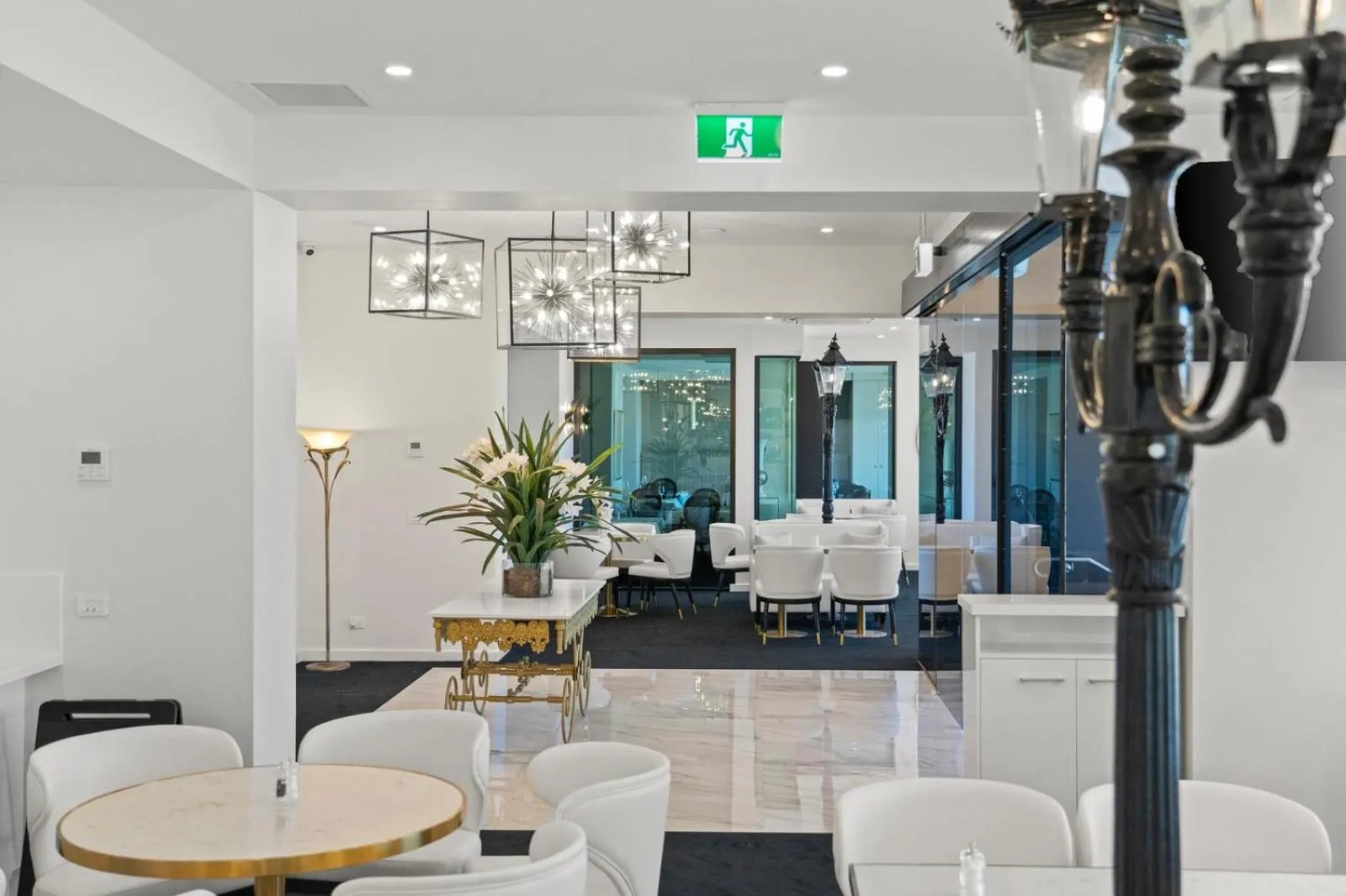 Seating area in The Carrington Hotel