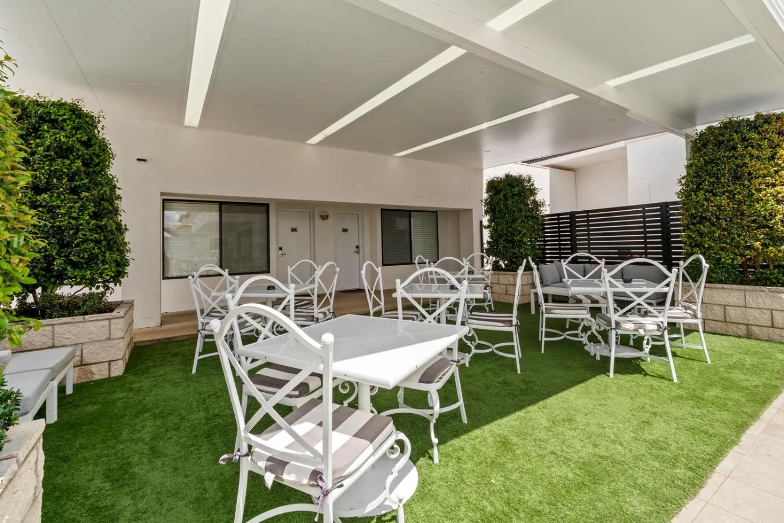 Seating area in The Carrington Hotel