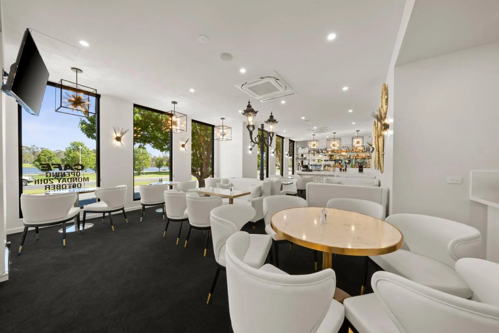 Seating area in The Carrington Hotel