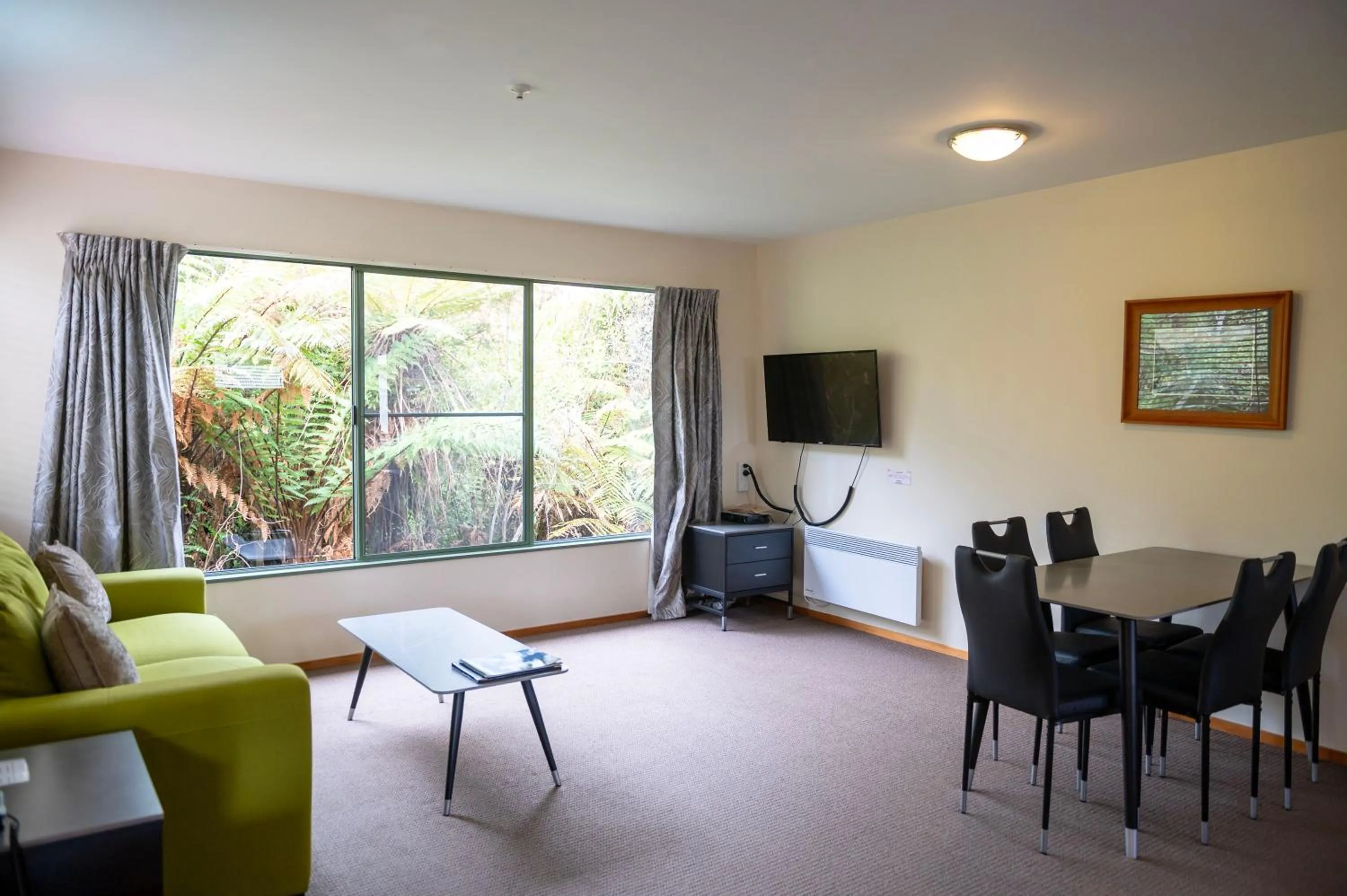 Seating area in Punga Grove