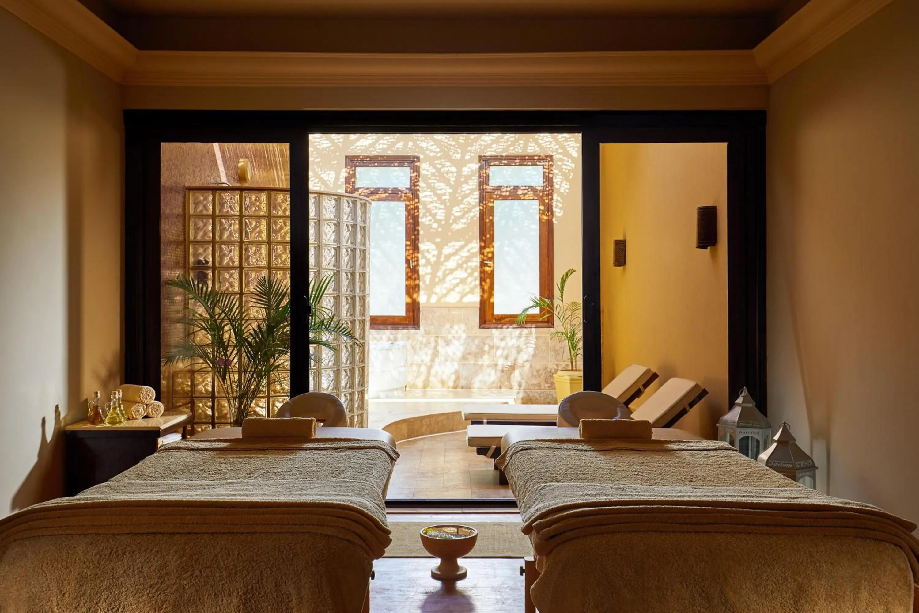 Spa and wellness centre/facilities, Bed in JAZ Makadi Saraya Resort