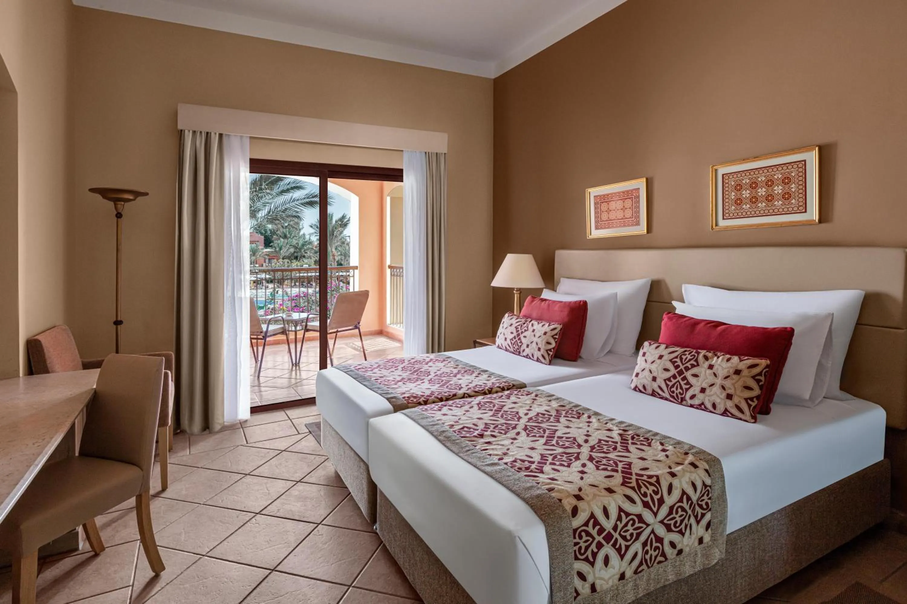 Photo of the whole room, Bed in JAZ Makadi Saraya Resort