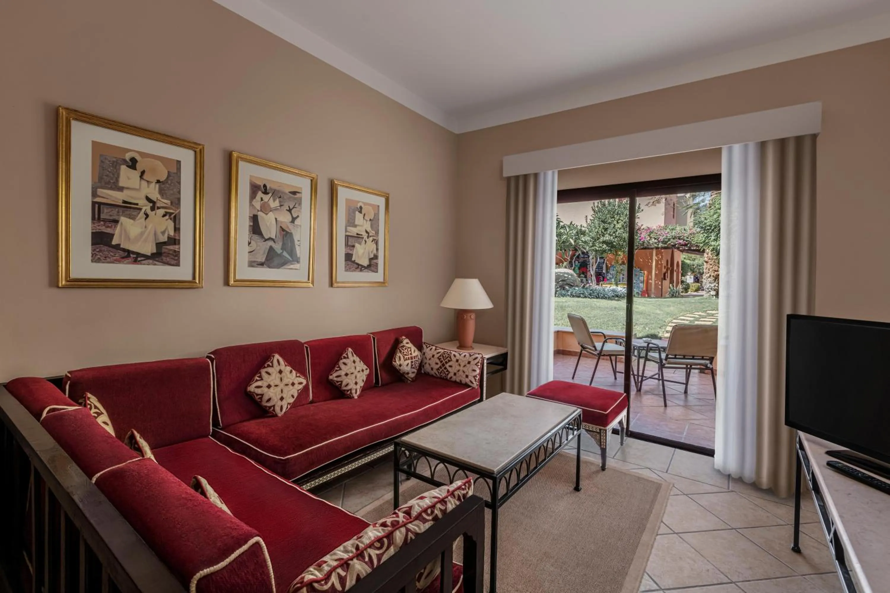 Photo of the whole room in JAZ Makadi Saraya Resort