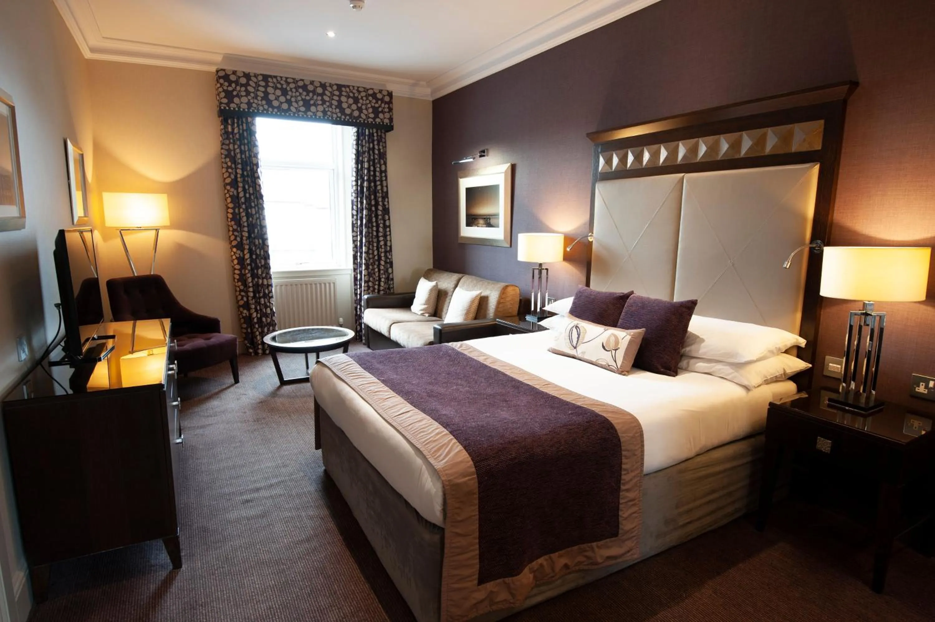 Photo of the whole room, Bed in Seamill Hydro Hotel