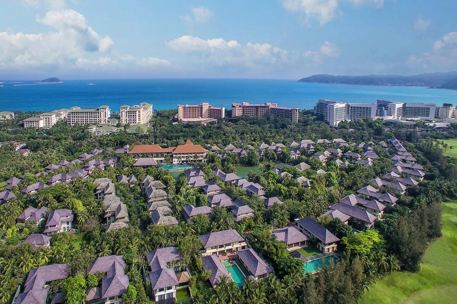 Bird's eye view in Sanya Yalong Bay Villas & Spa