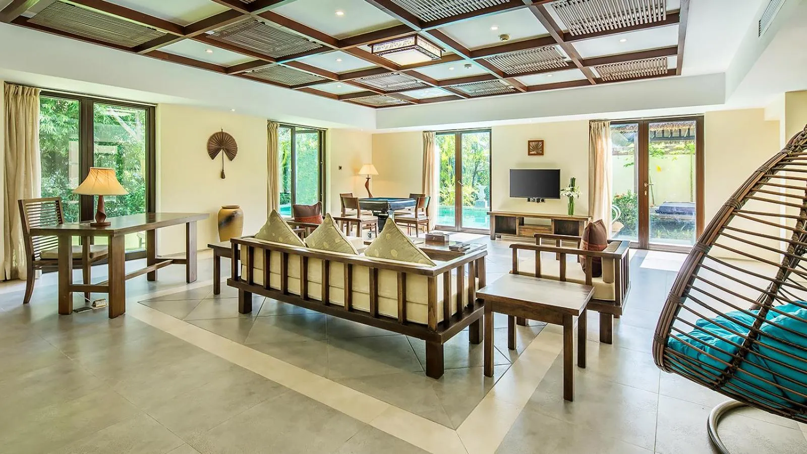Living room in Sanya Yalong Bay Villas & Spa