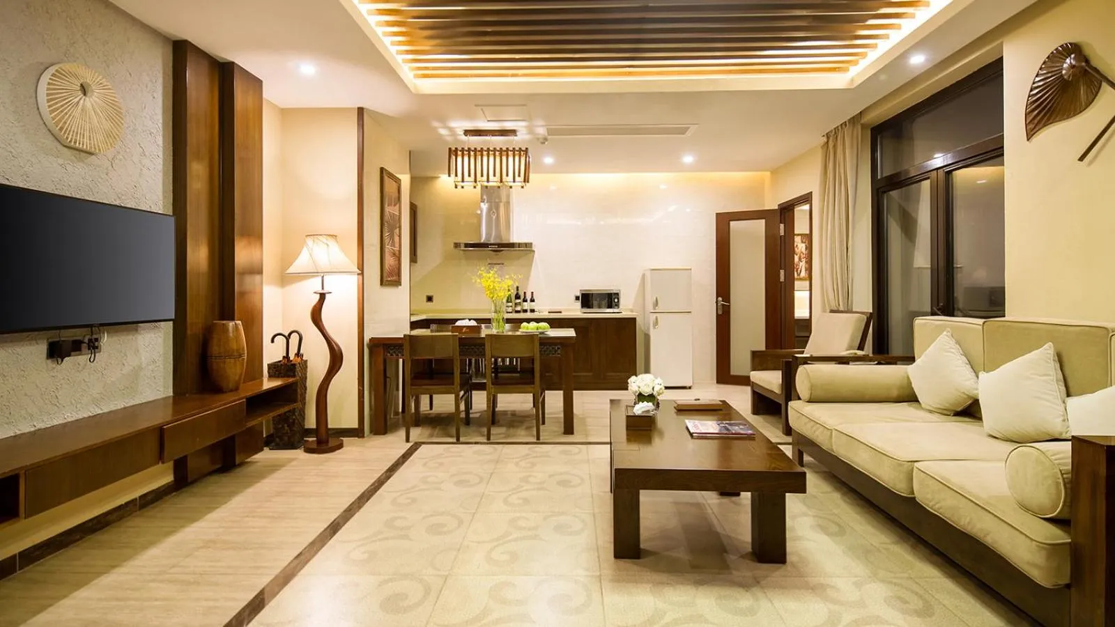 Living room in Sanya Yalong Bay Villas & Spa