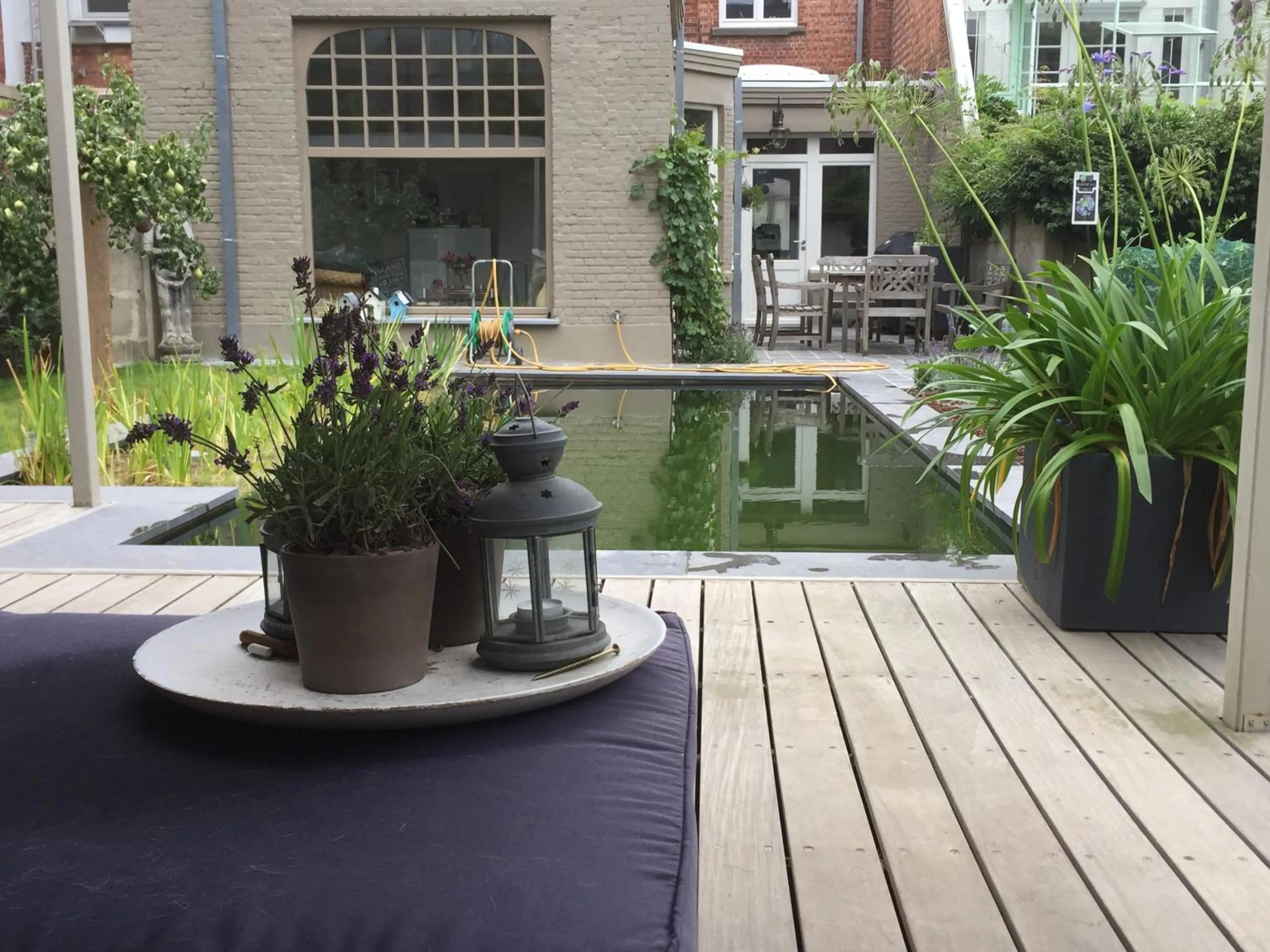 Open Air Bath in Hasselt City Garden Duplex
