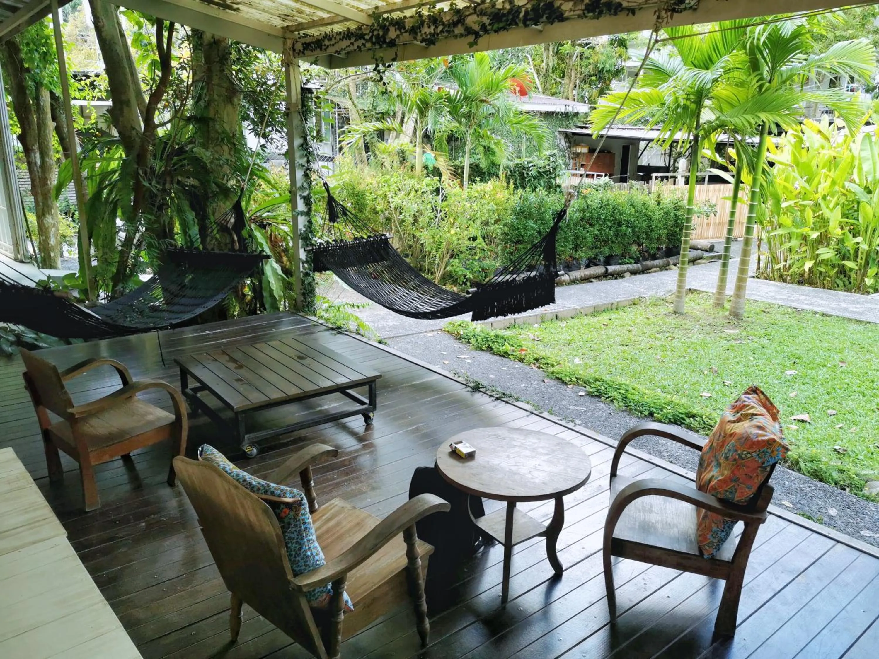 Living room in Glur Hostel