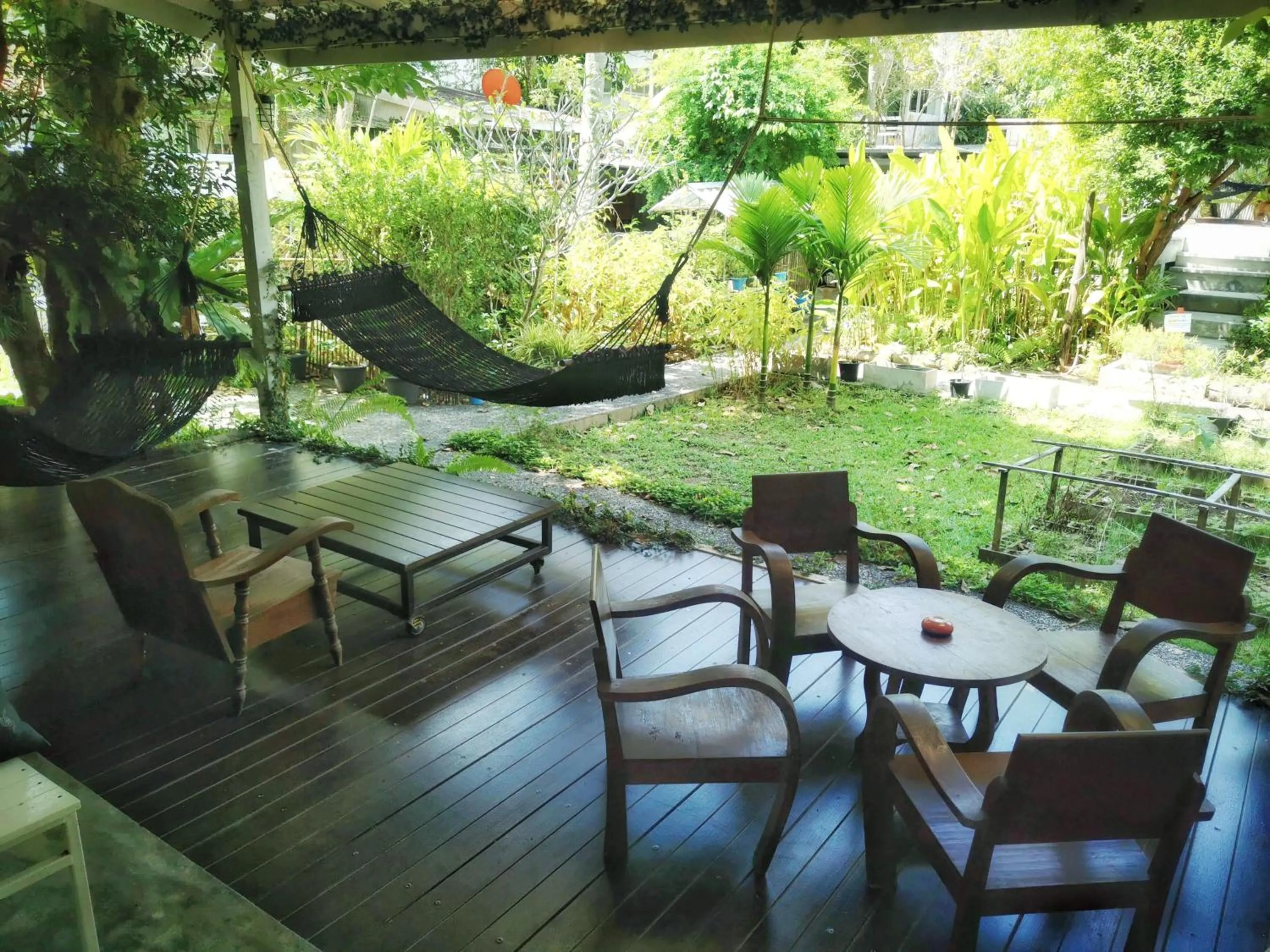 Living room in Glur Hostel