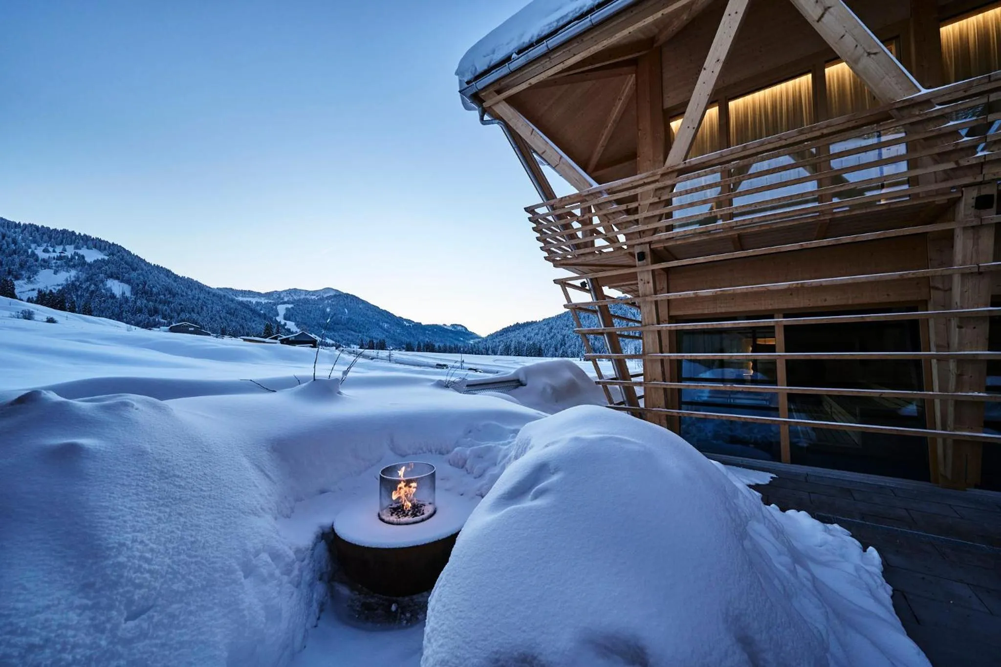 Spa and wellness centre/facilities in HUBERTUS Mountain Refugio Allgäu