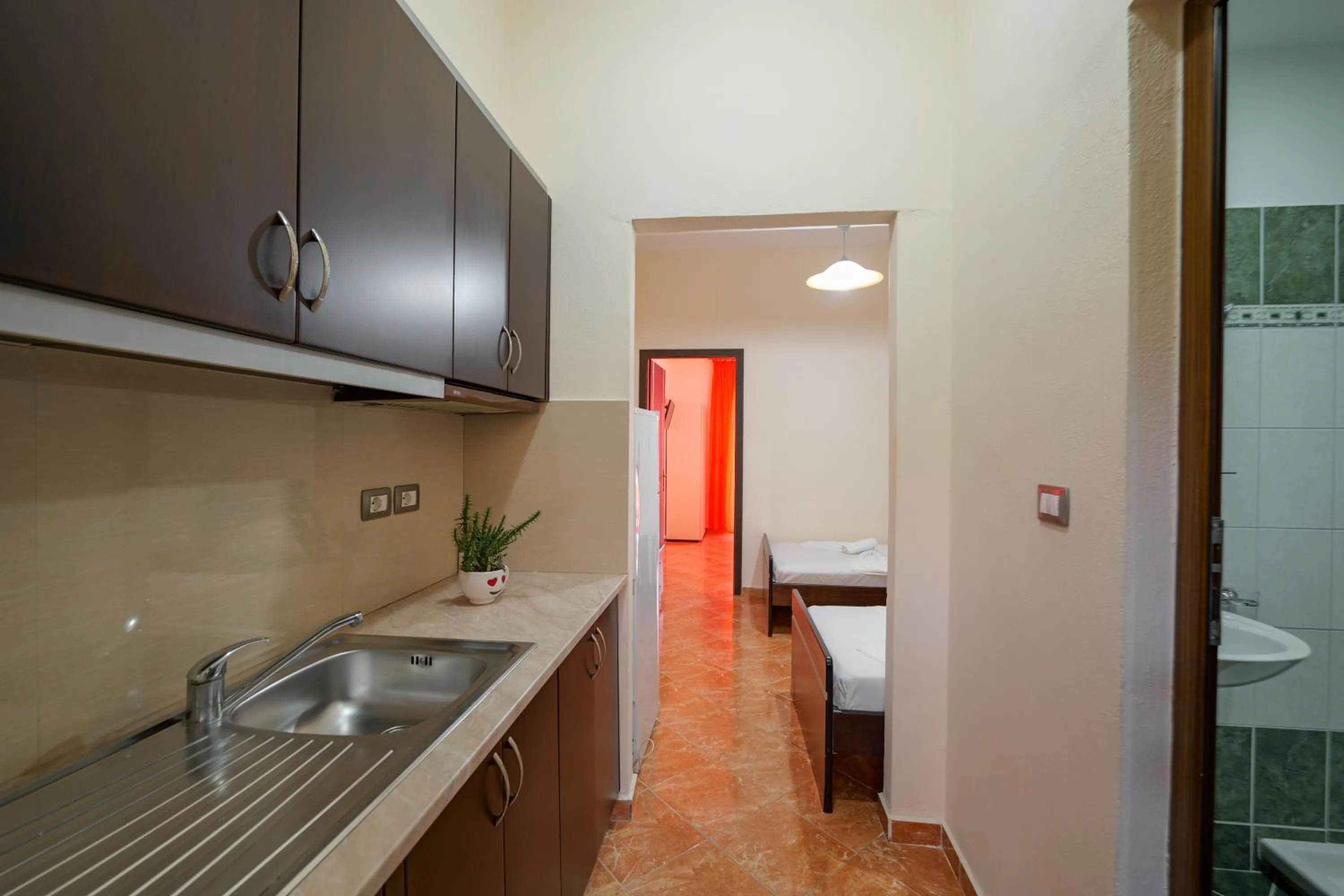 Kitchen or kitchenette in Unico ApartHotel