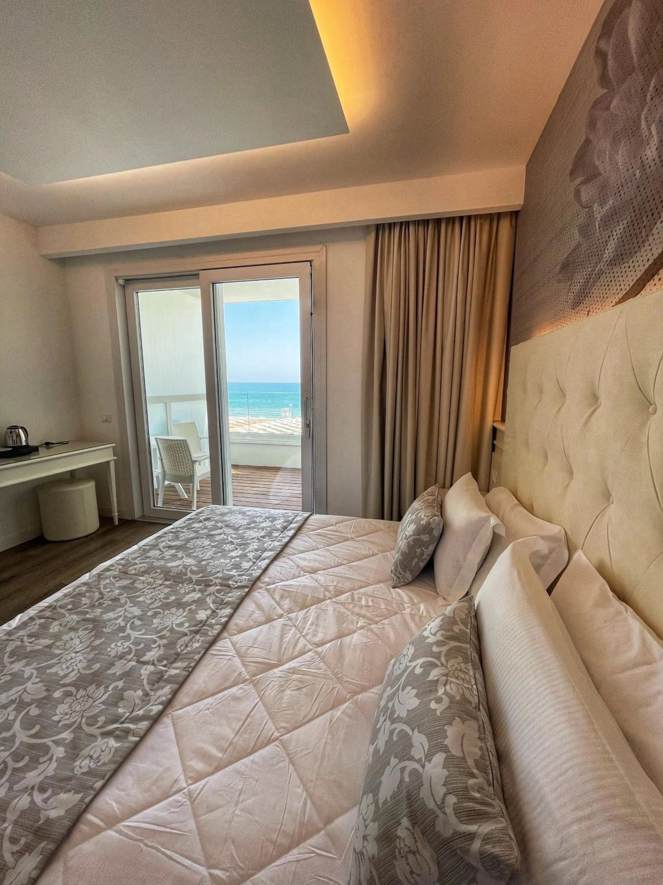 Bed in Park Hotel Cellini