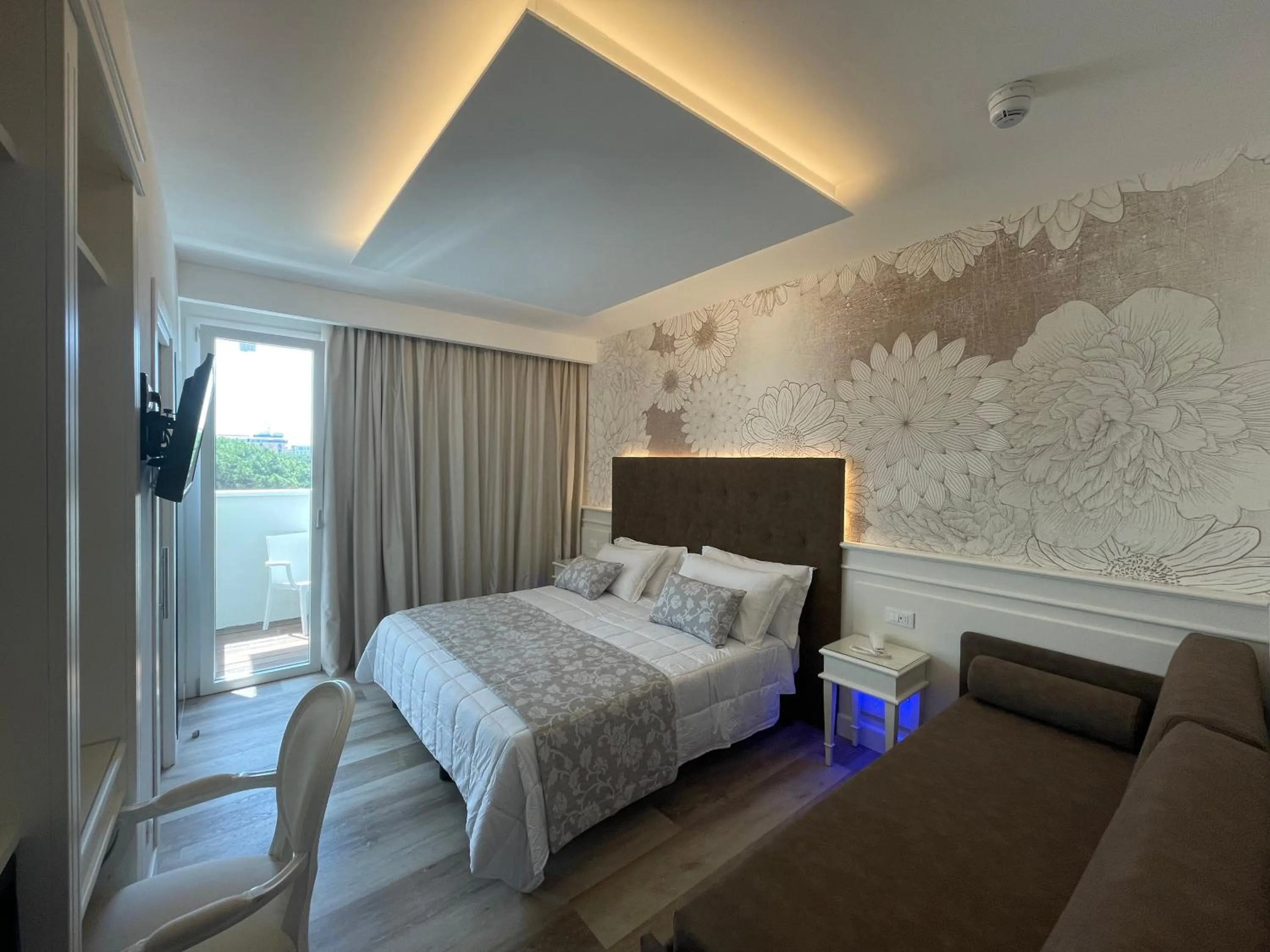 Bed in Park Hotel Cellini