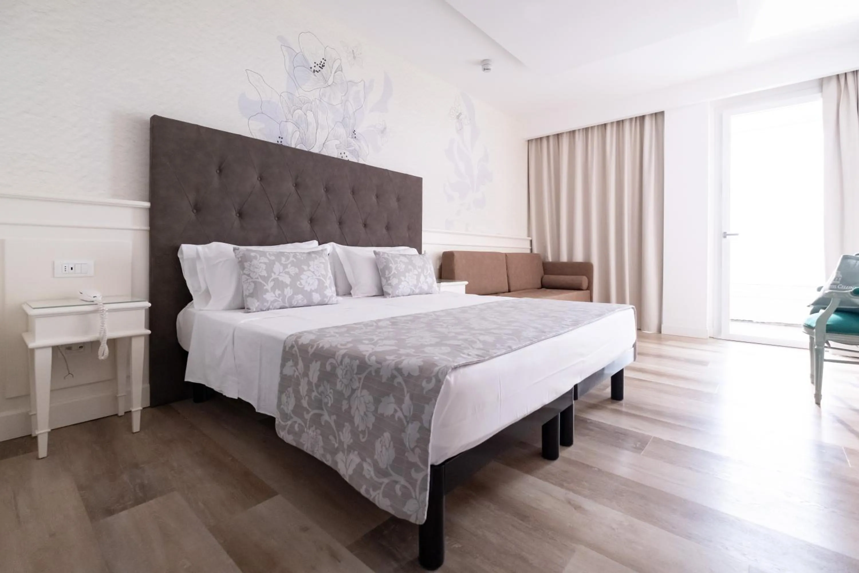 Bed in Park Hotel Cellini