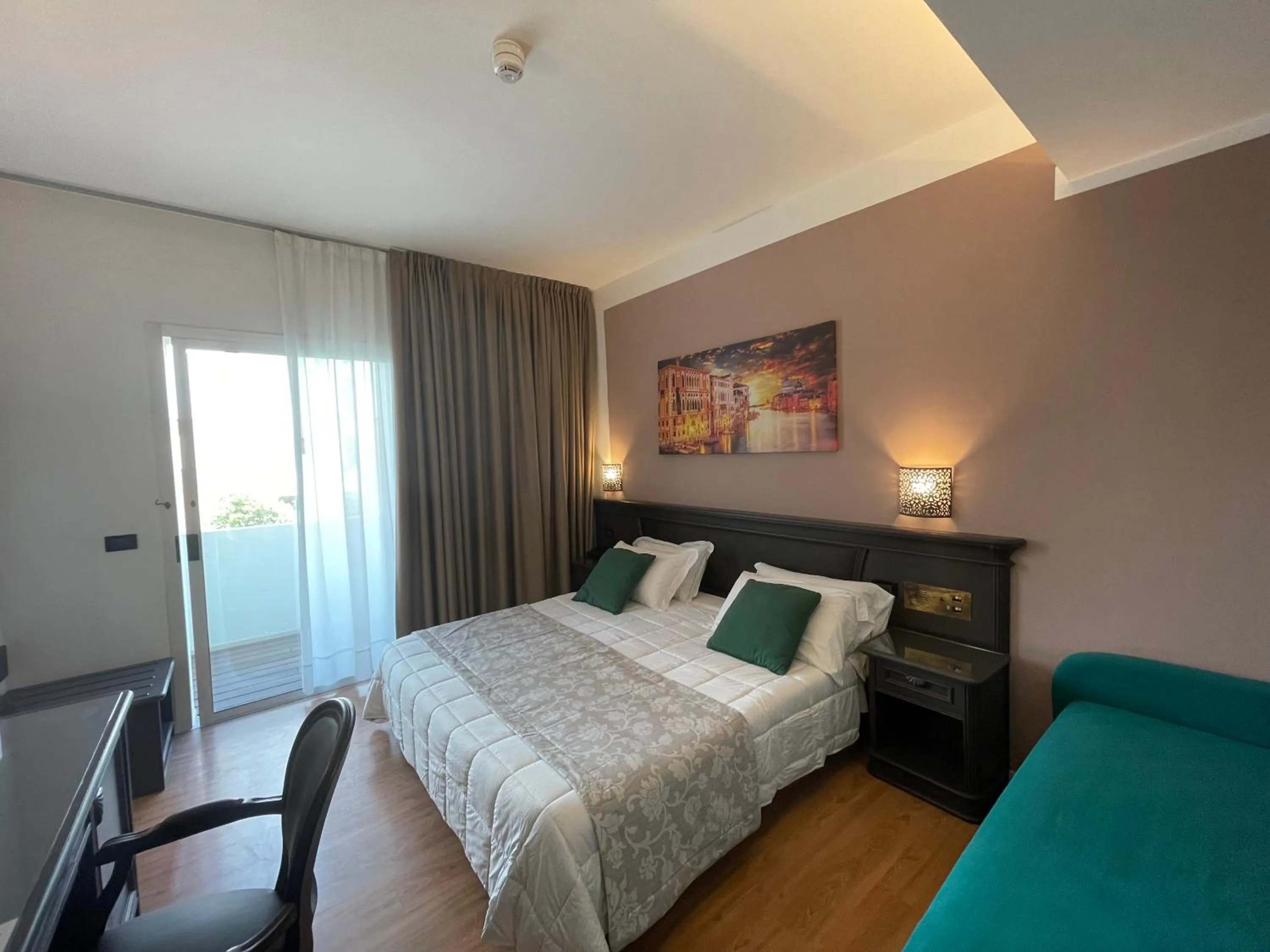 Bed in Park Hotel Cellini