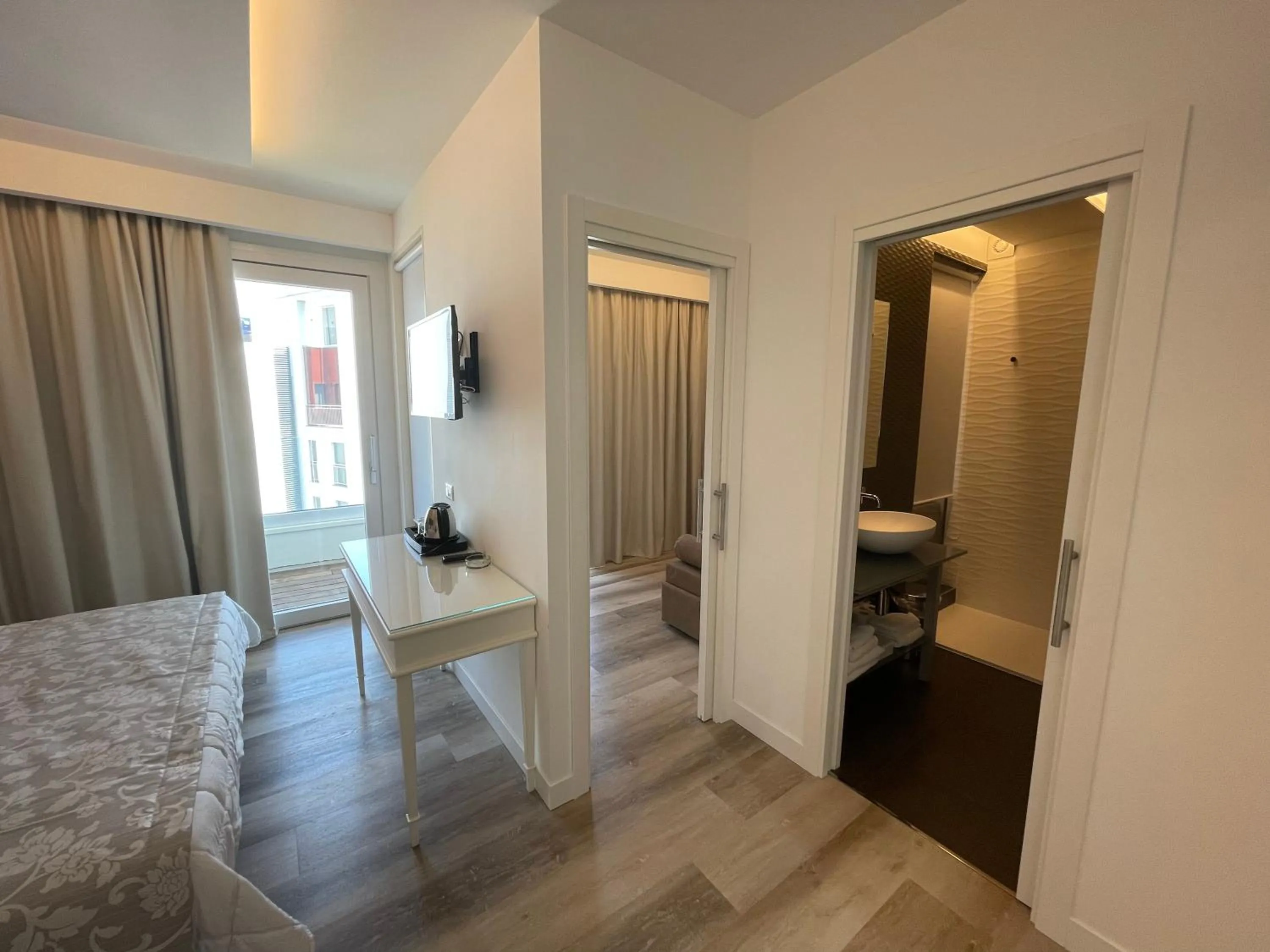 Bed in Park Hotel Cellini