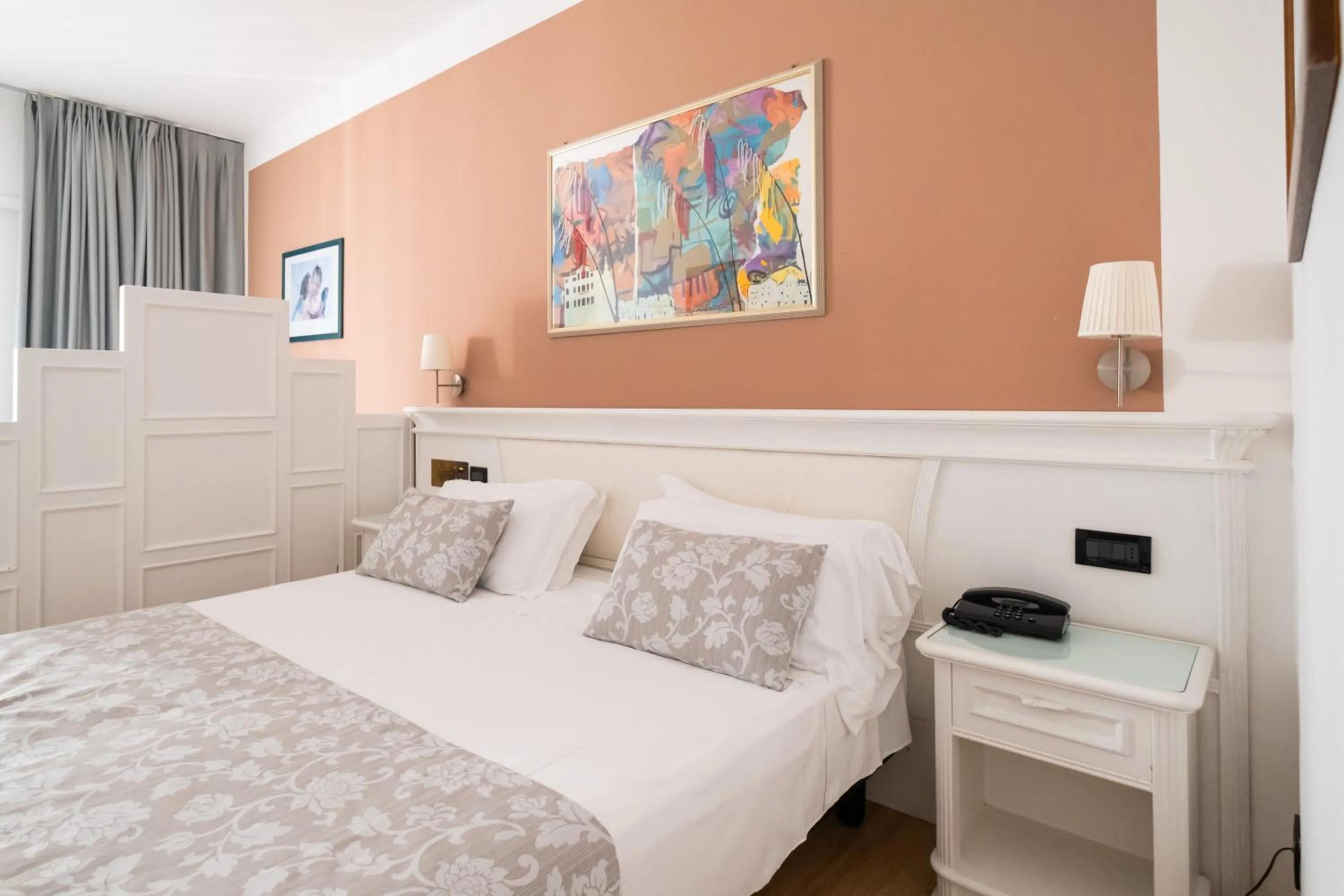 Bed in Park Hotel Cellini