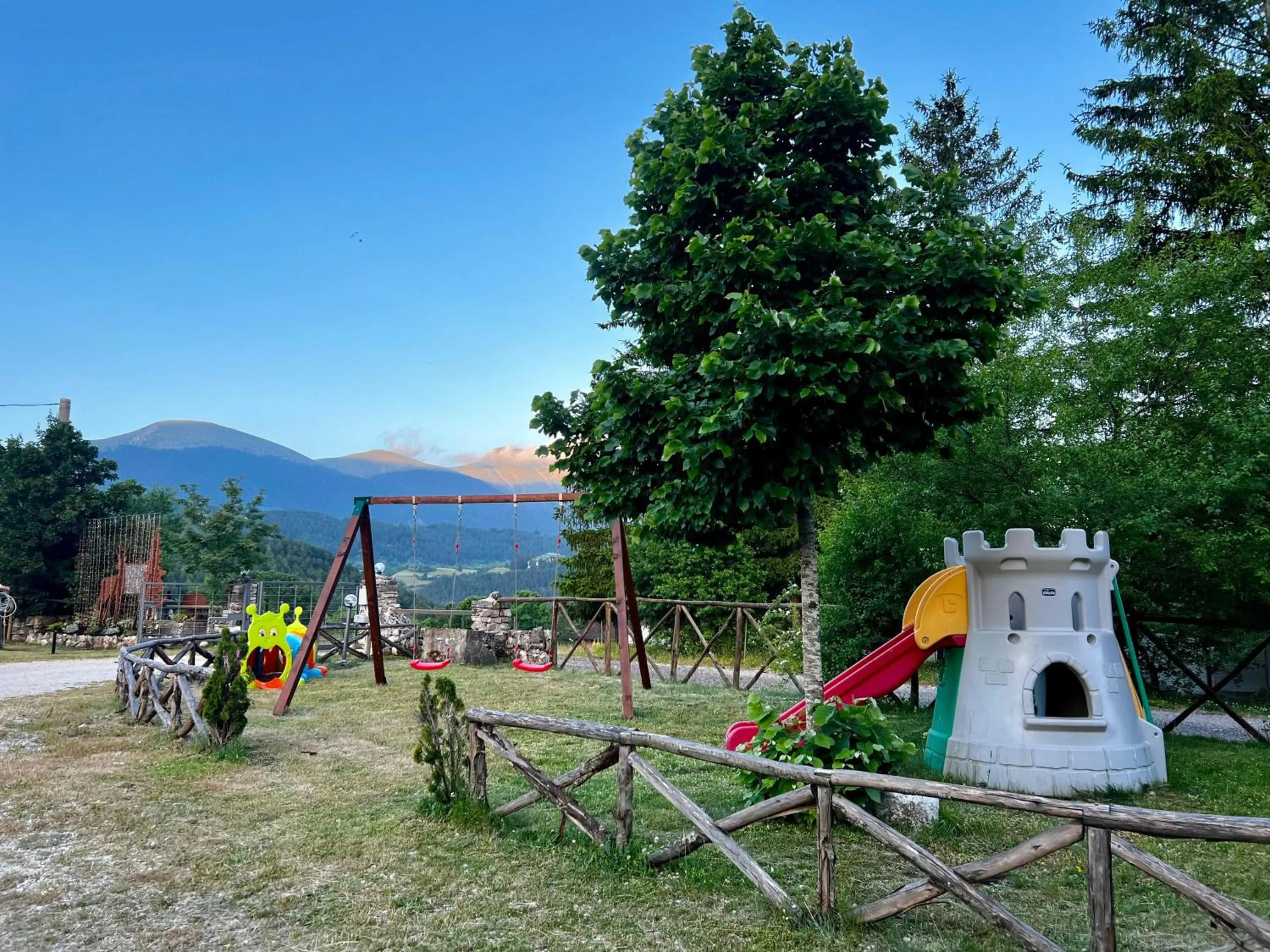 Children play ground in Hotel Faggio Rosso