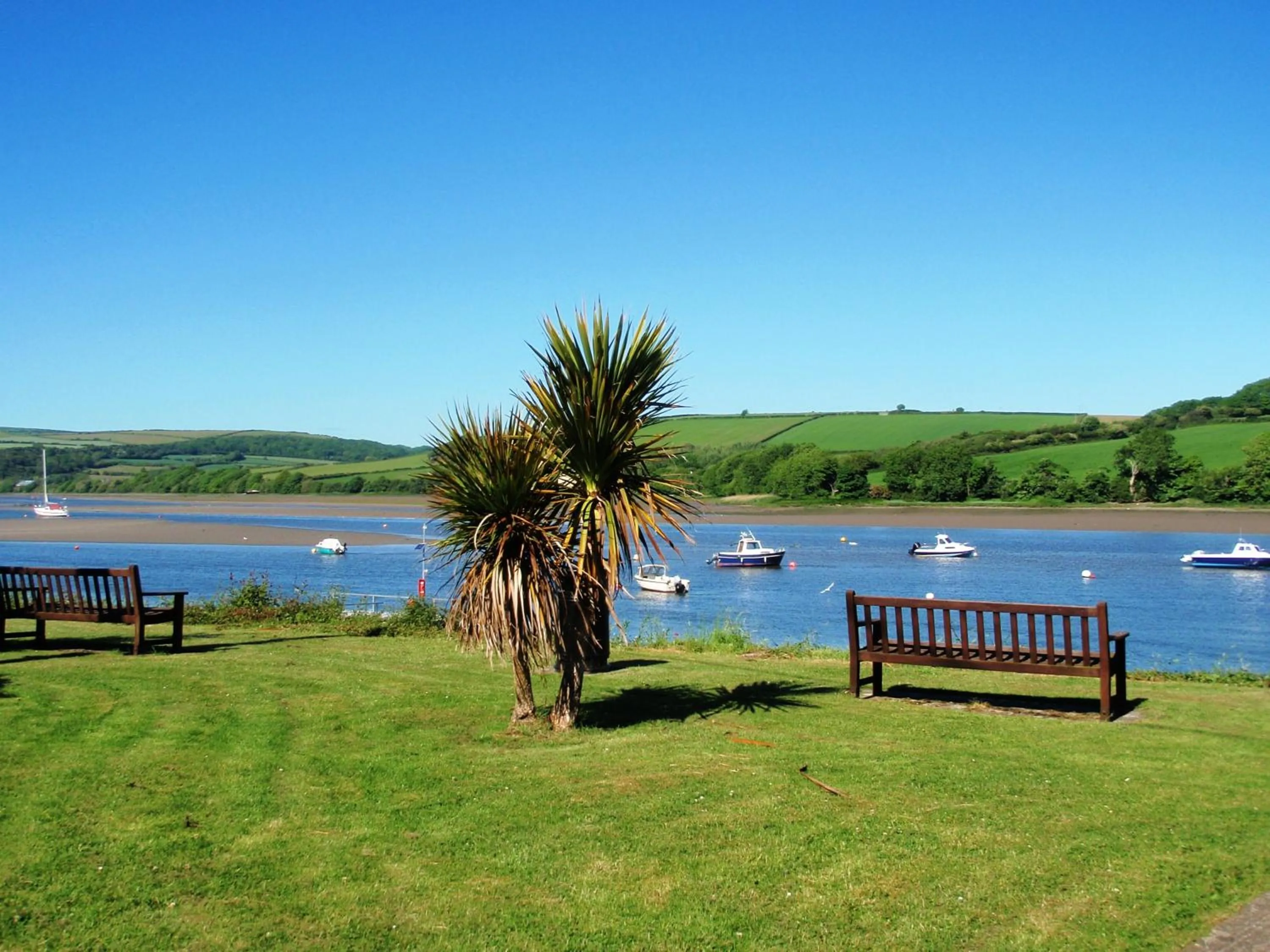Natural landscape in Cardigan Bay Holiday Park