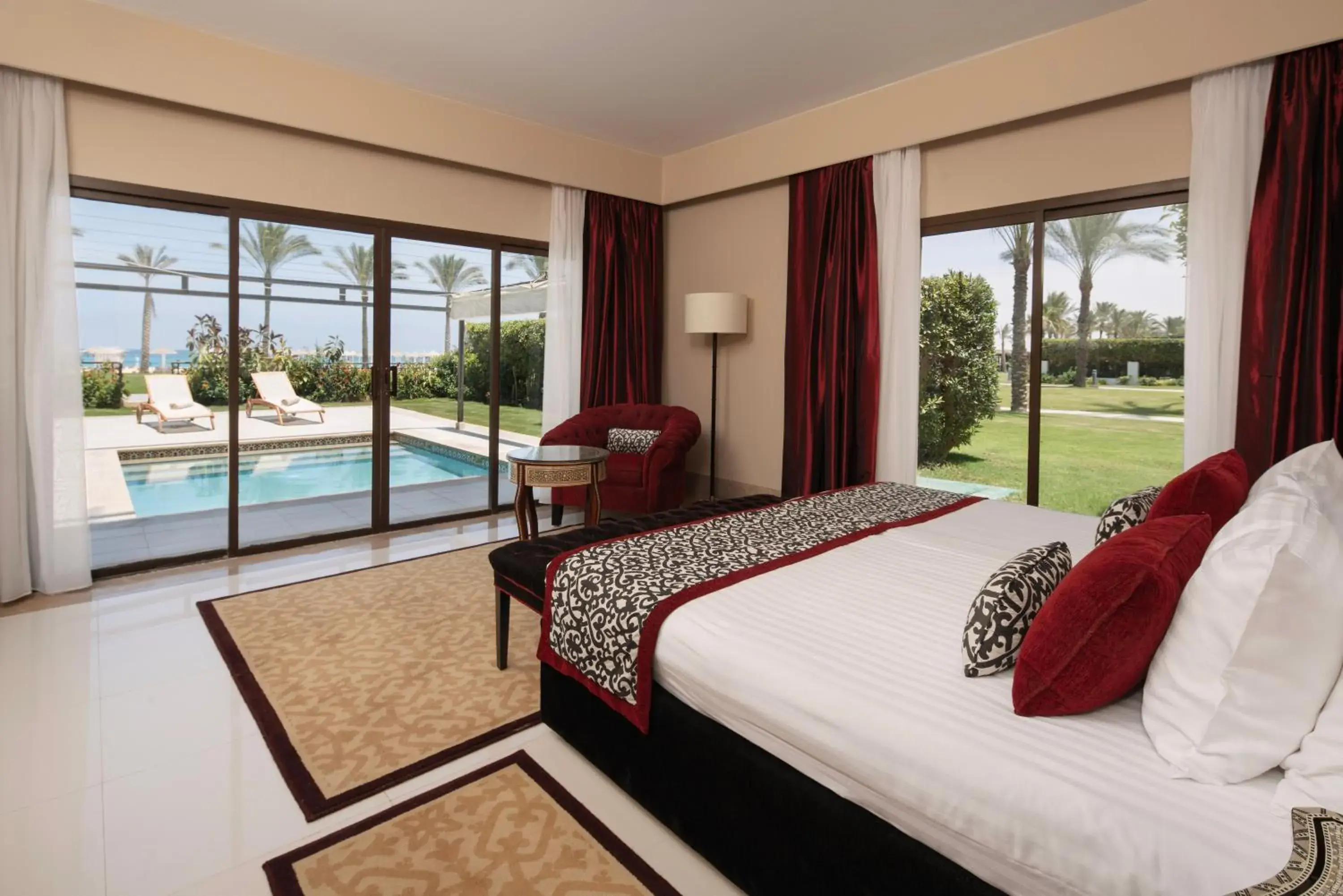 Royal Suite, Queen Bed, Sea View in JAZ Oriental, Almaza Bay Royal Suite, Queen Bed, Sea View in JAZ Oriental, Almaza Bay