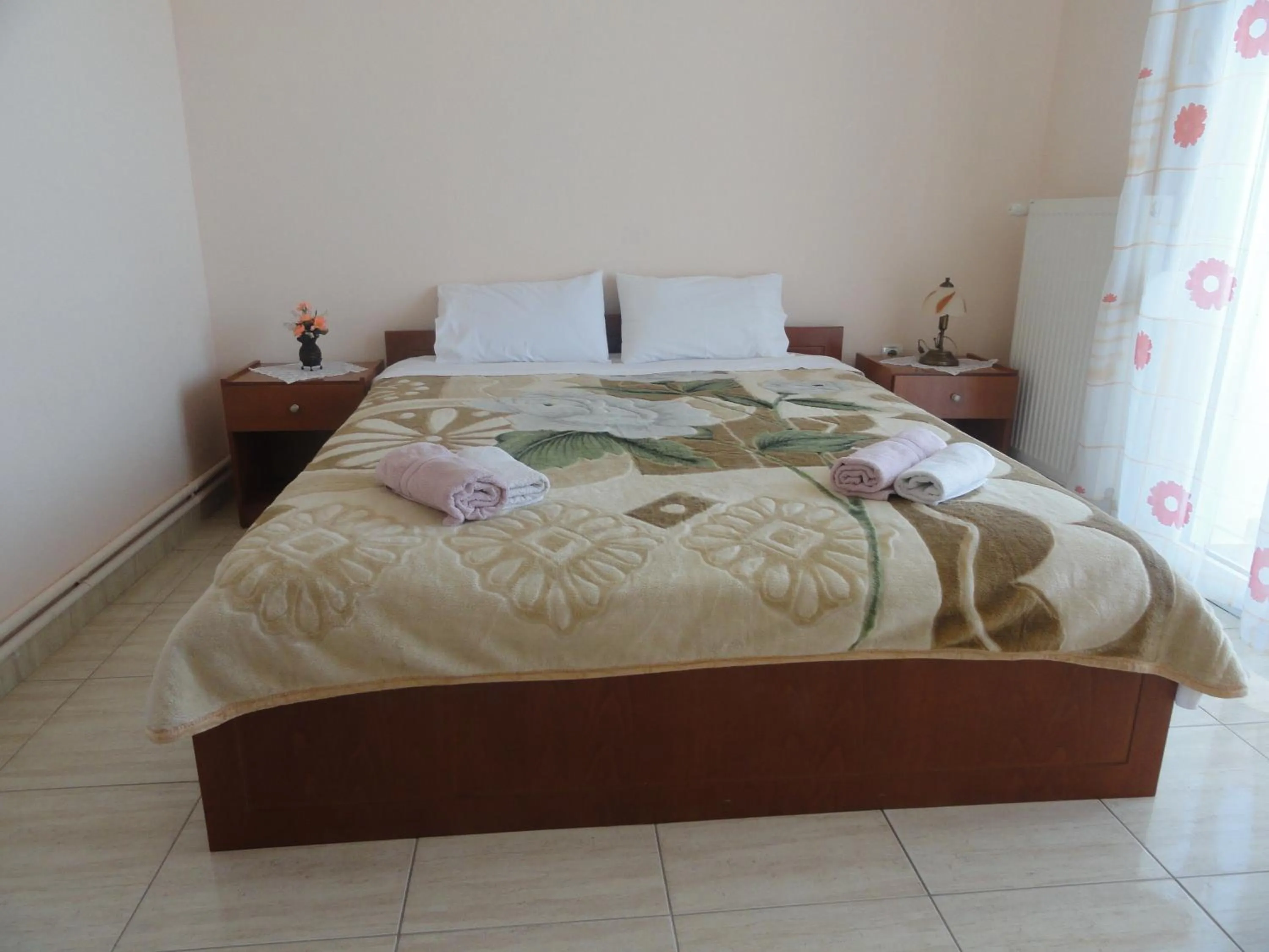 Sea view, Bed in Pension Delfini