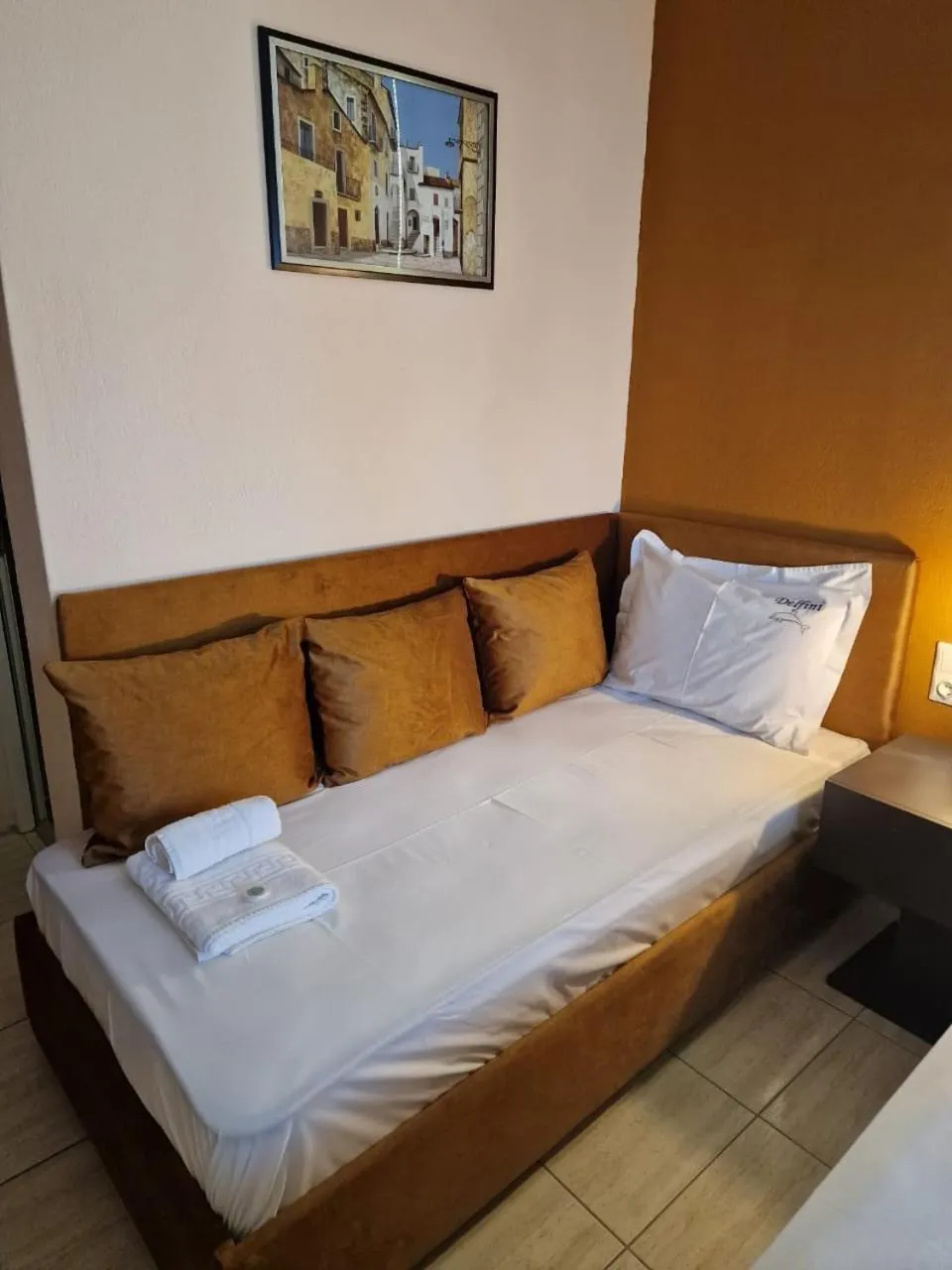 Bedroom, Bed in Pension Delfini