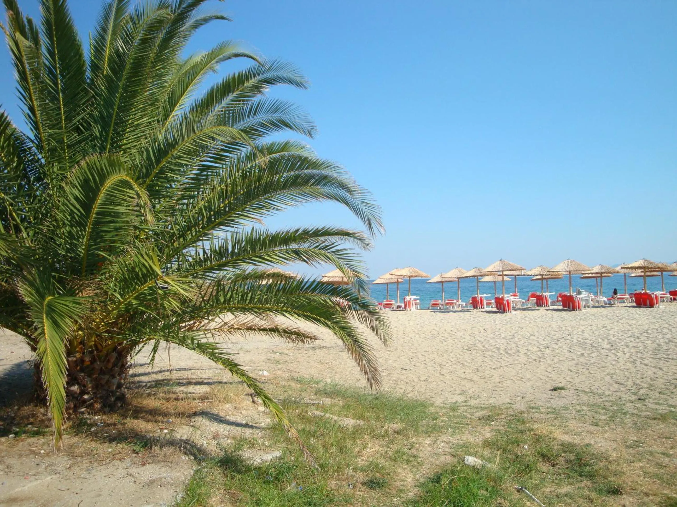 Beach in Pension Delfini