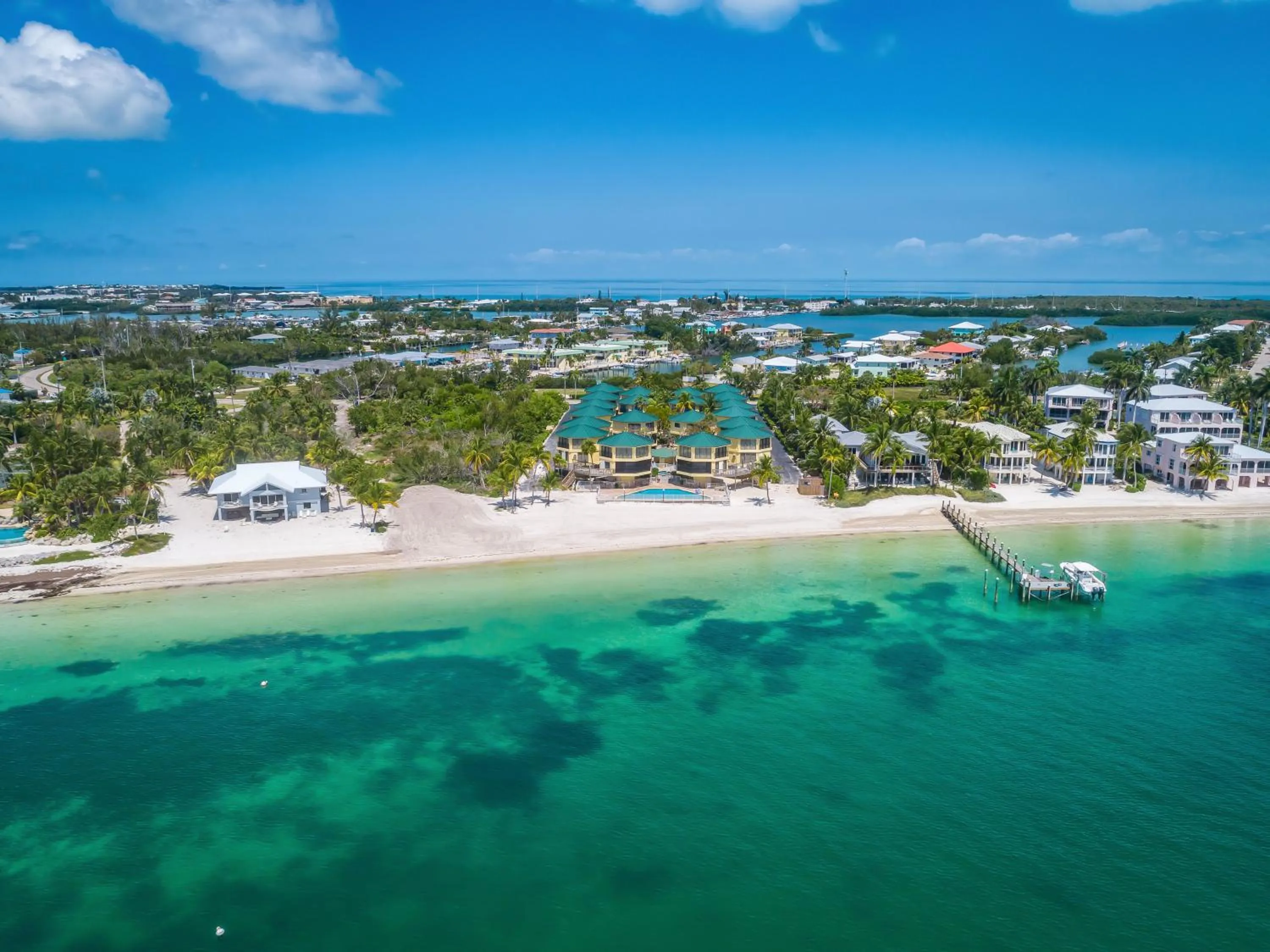 Bird's eye view in Coco Plum Beach & Tennis Club & Marina