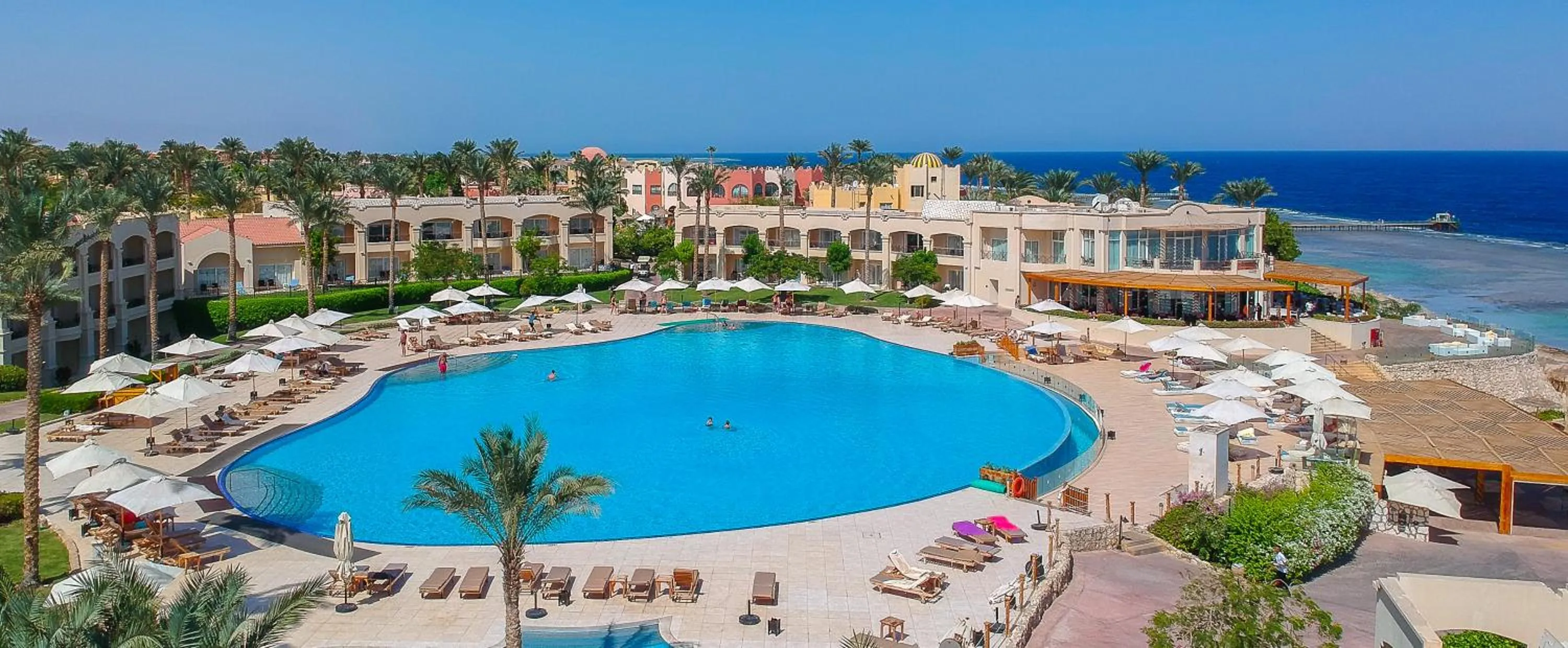 Pool view in Cleopatra Luxury Resort Sharm El Sheikh