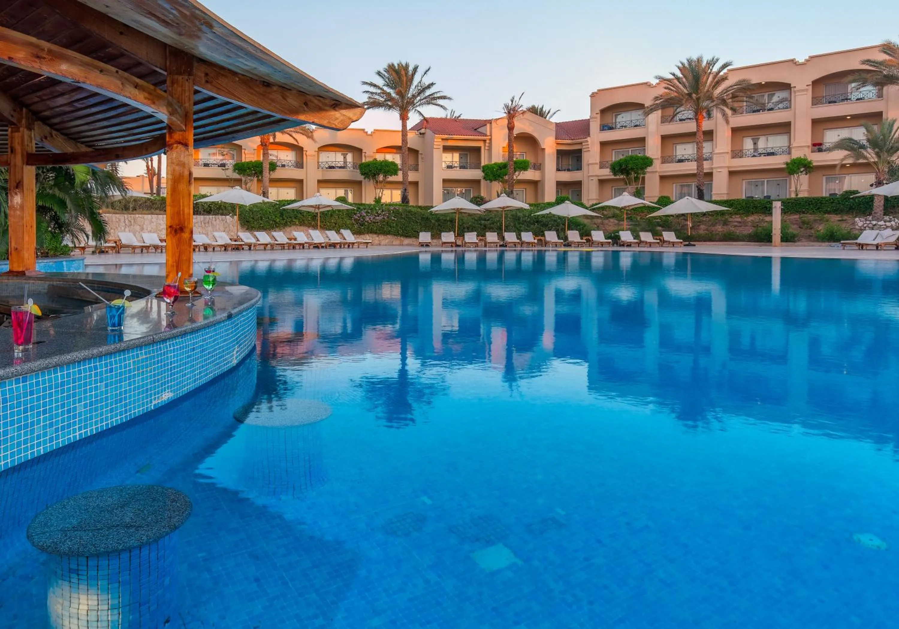 Swimming pool in Cleopatra Luxury Resort Sharm El Sheikh