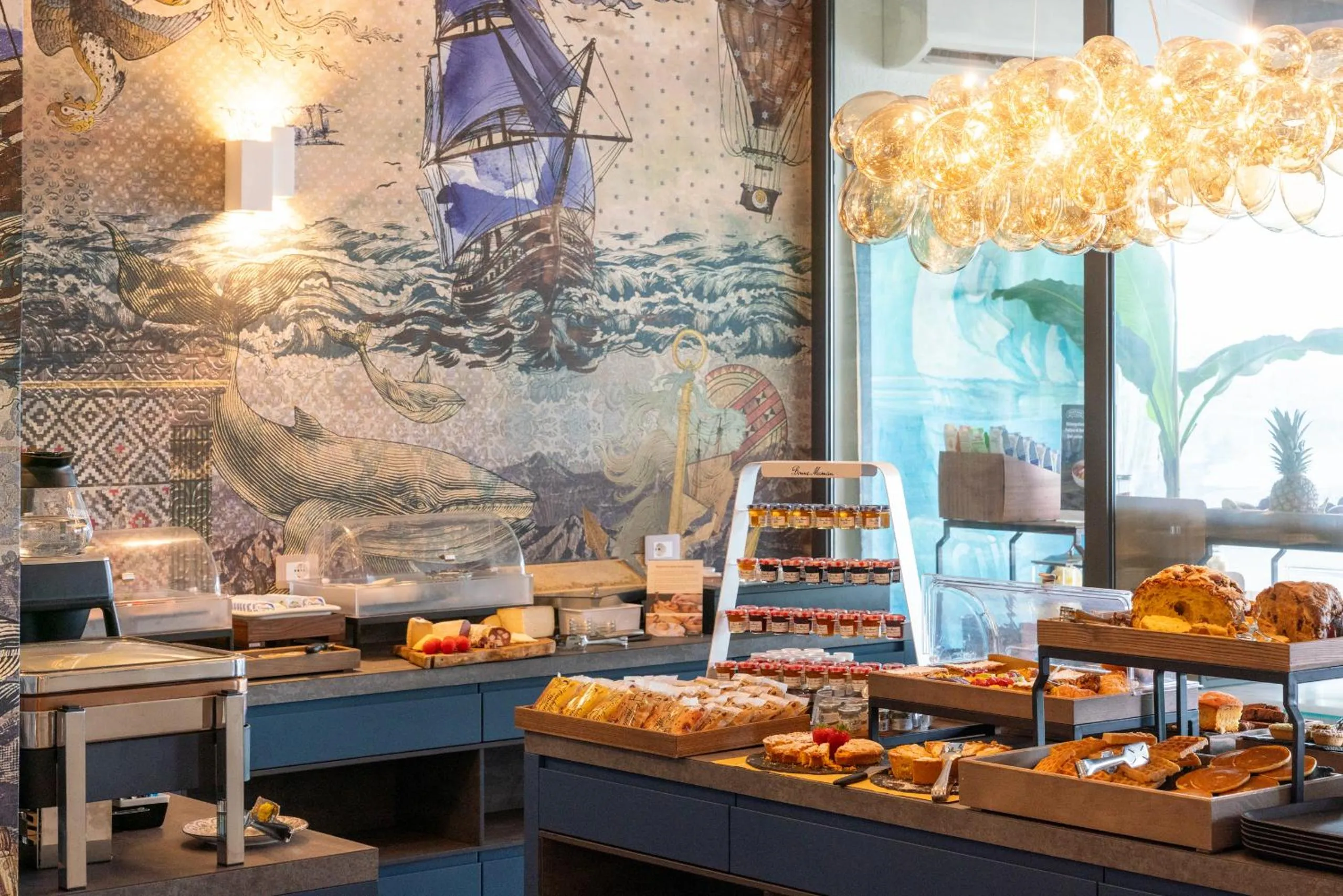 Buffet breakfast in Hotel Baia di Talamone