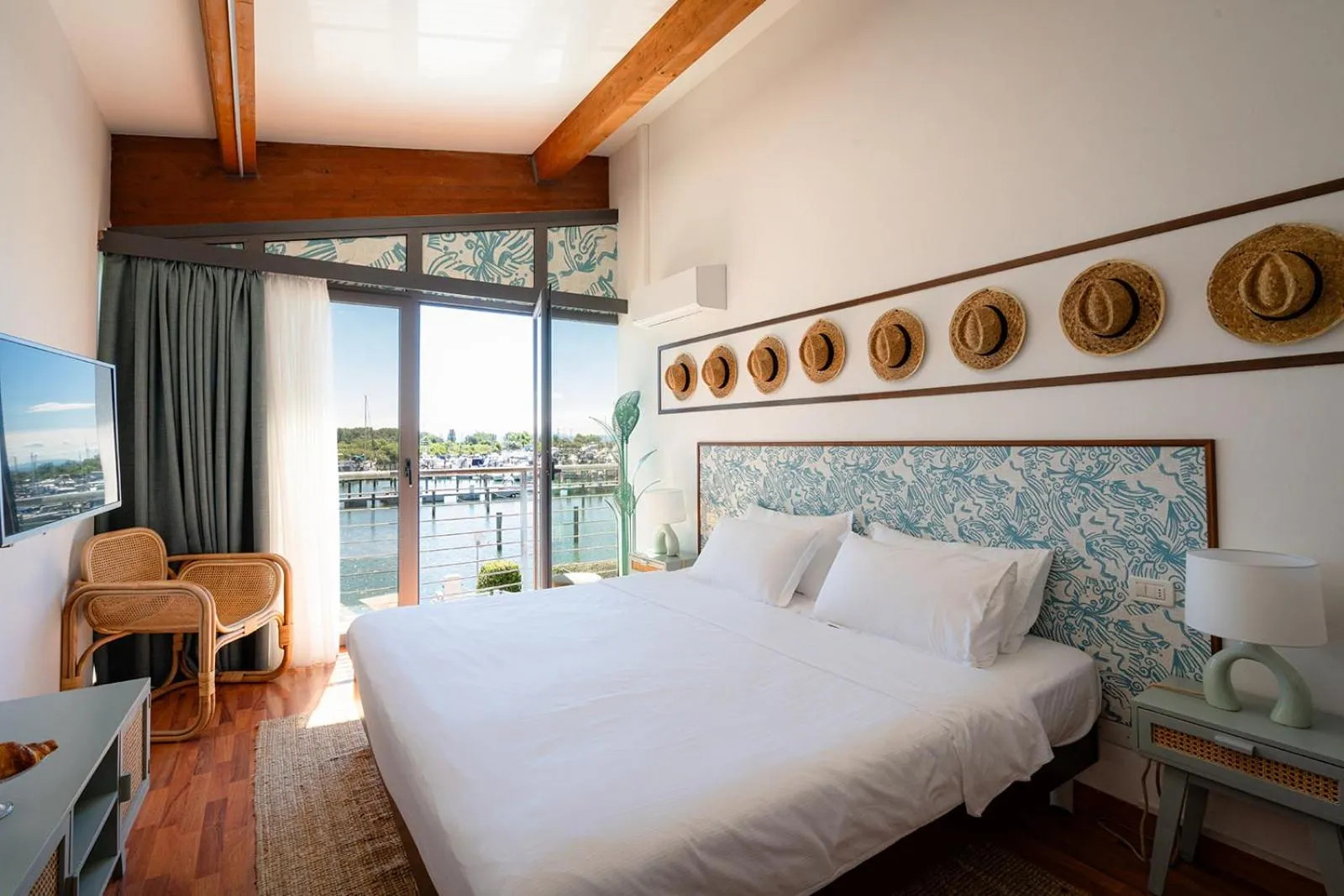 Bed in Club del Sole Tenuta Primero Grado Family Collection