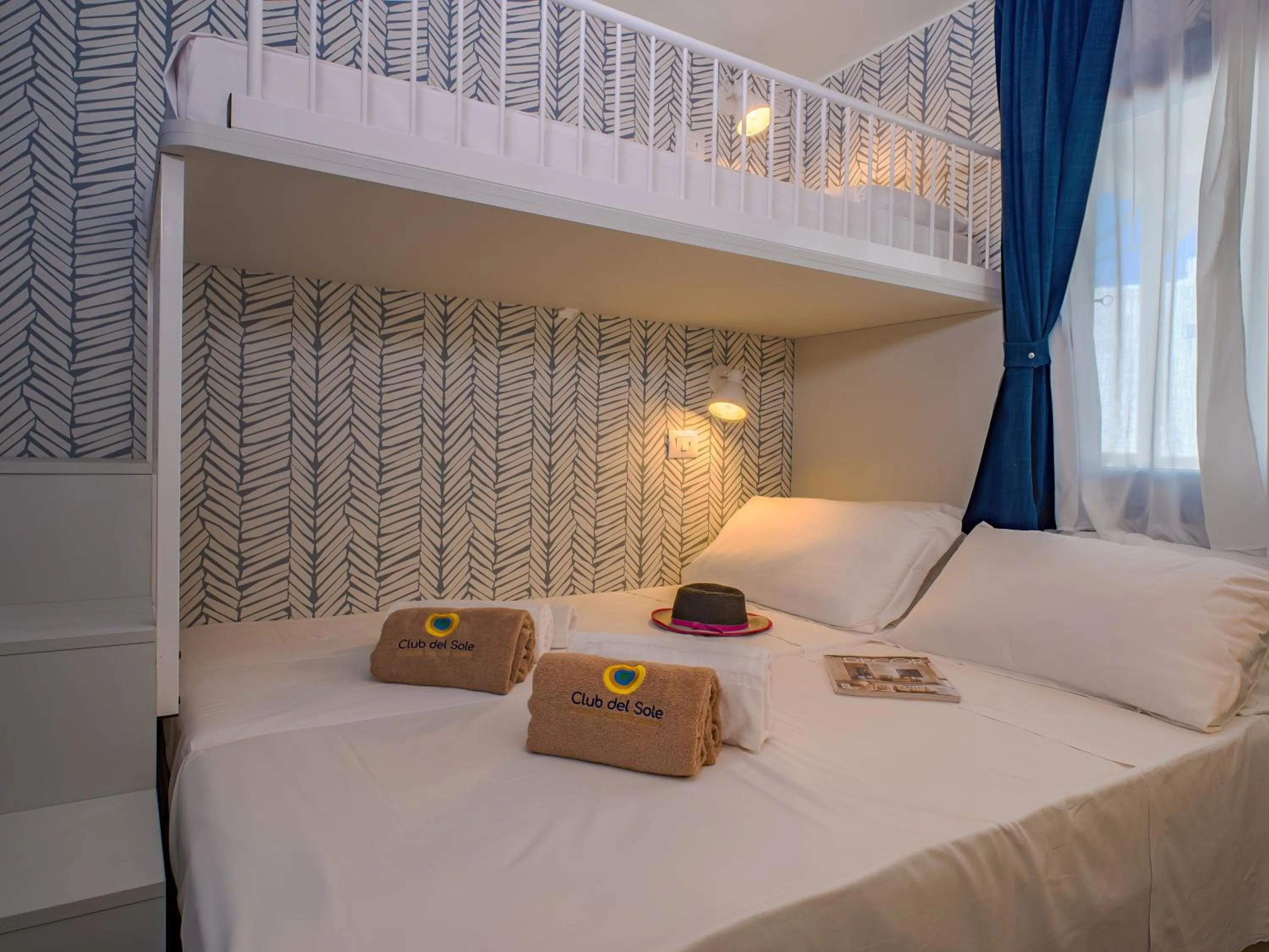 Bed in Club del Sole Tenuta Primero Grado Family Collection