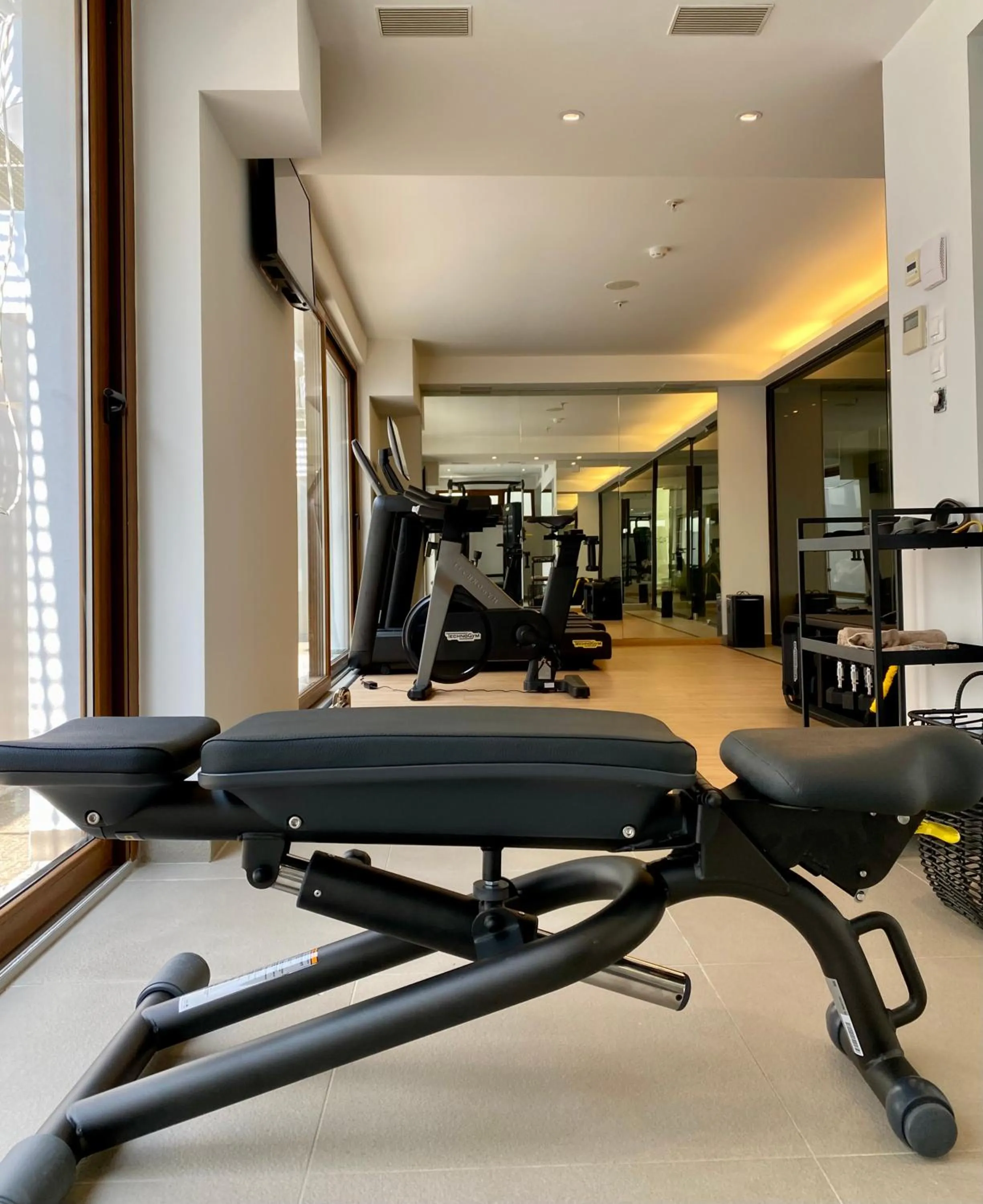 Fitness centre/facilities in Thalatta Seaside Hotel