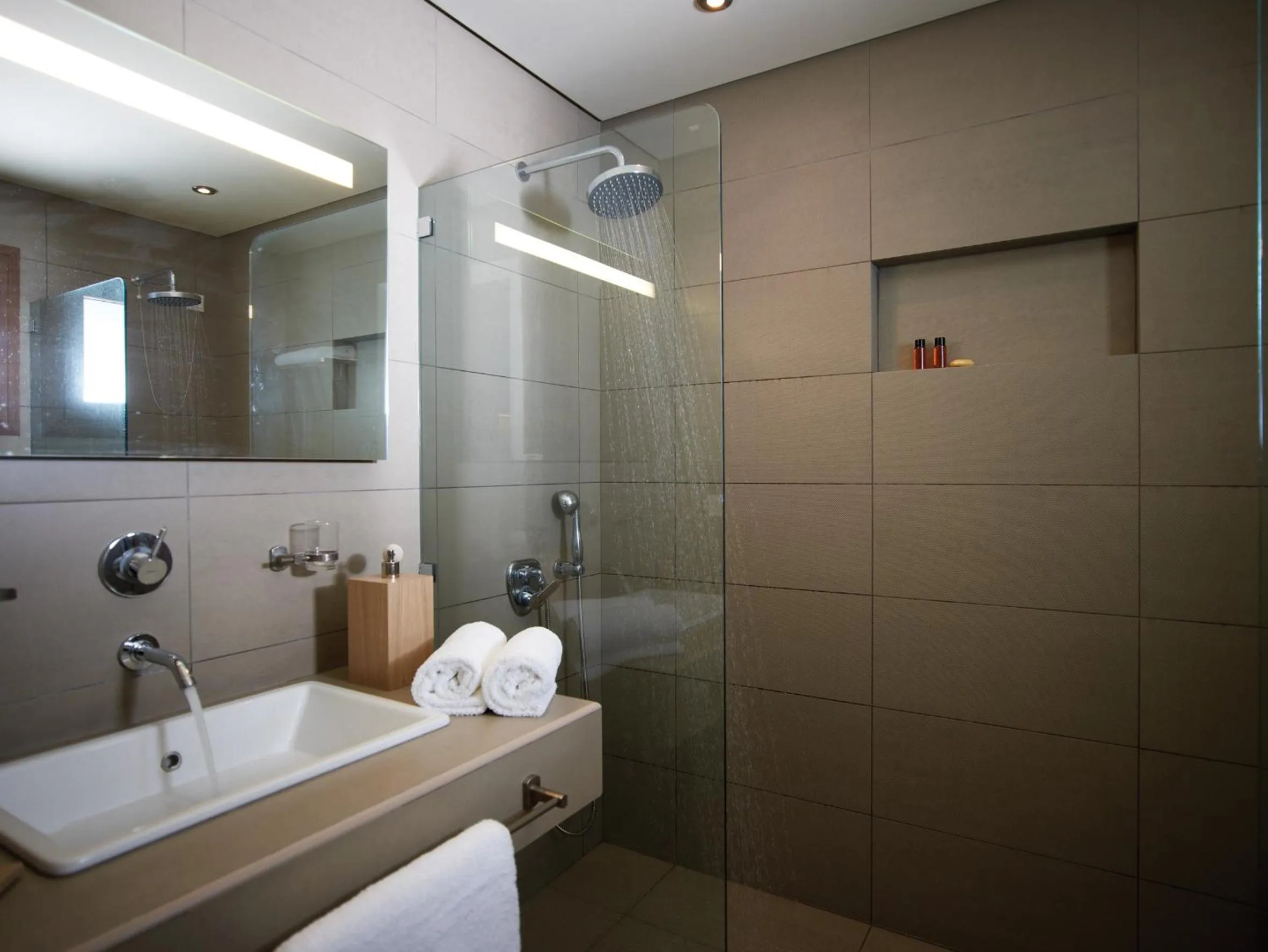 Bathroom in Thalatta Seaside Hotel