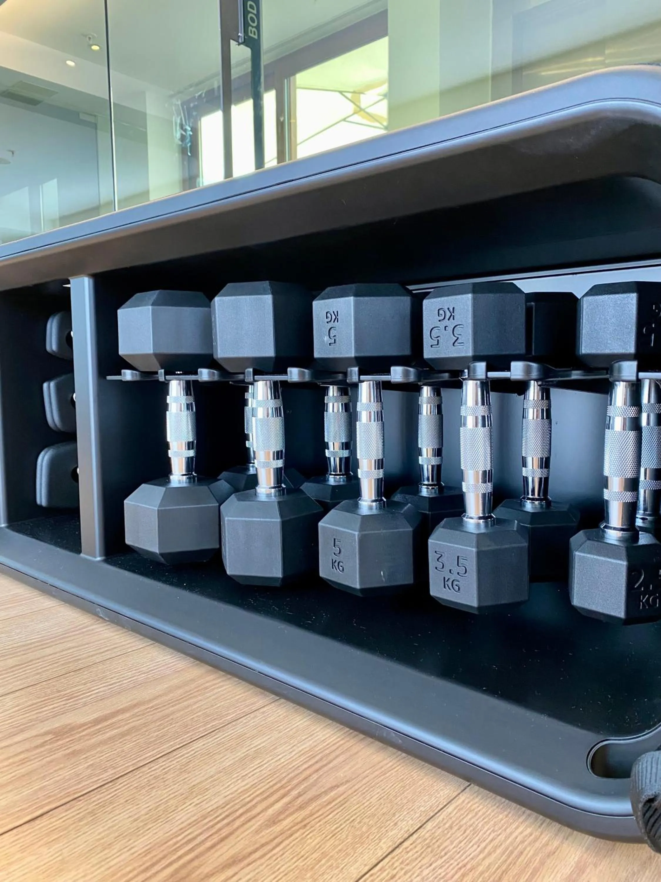 Fitness centre/facilities in Thalatta Seaside Hotel