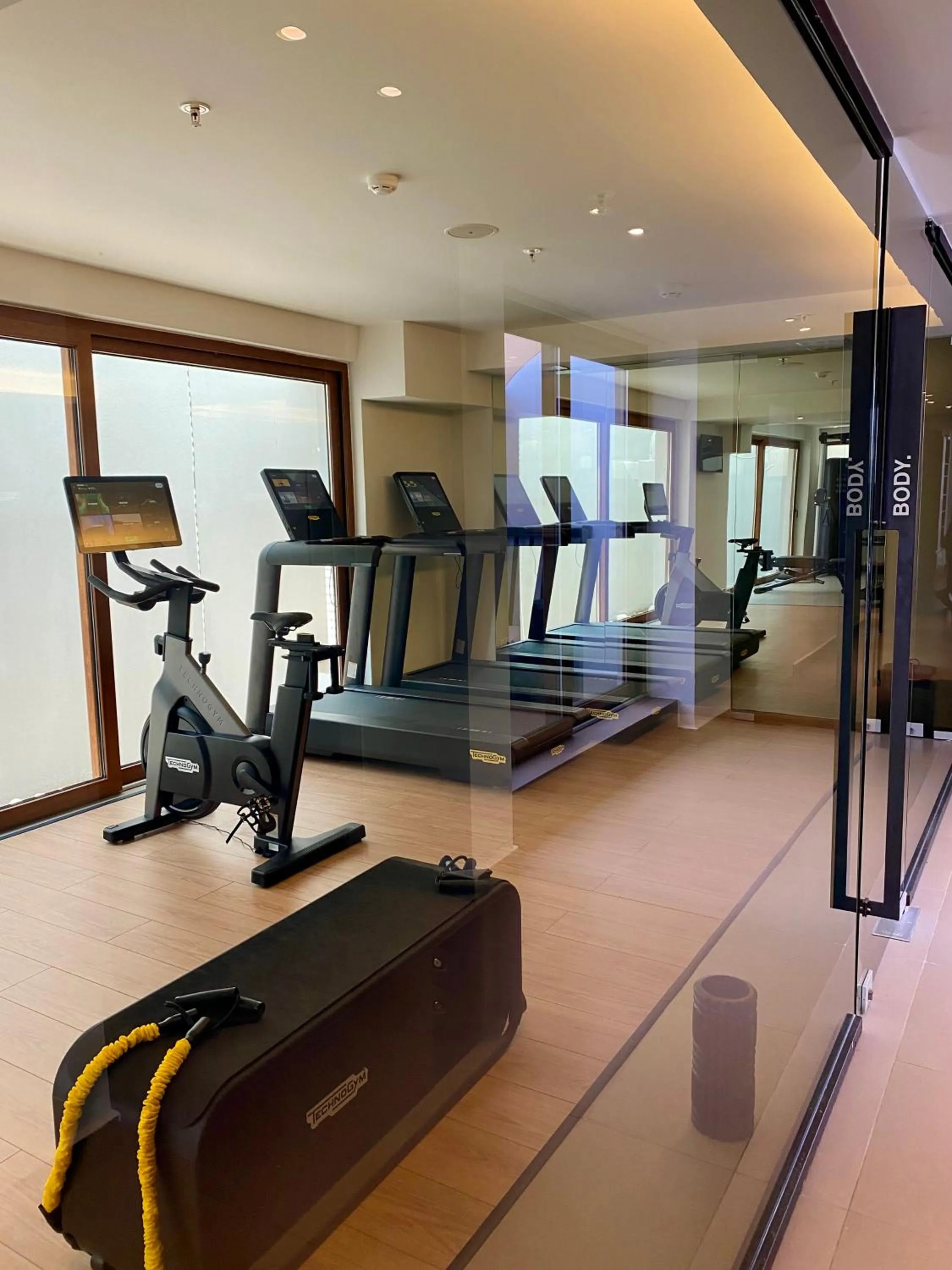 Fitness centre/facilities in Thalatta Seaside Hotel