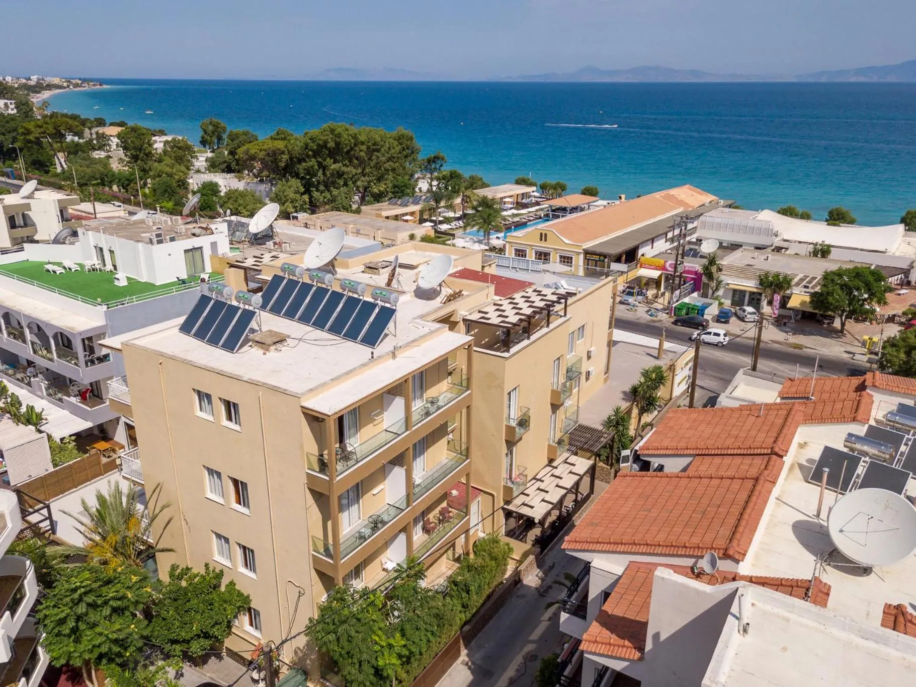 On site in Filmar Hotel, Ixia, Rhodes