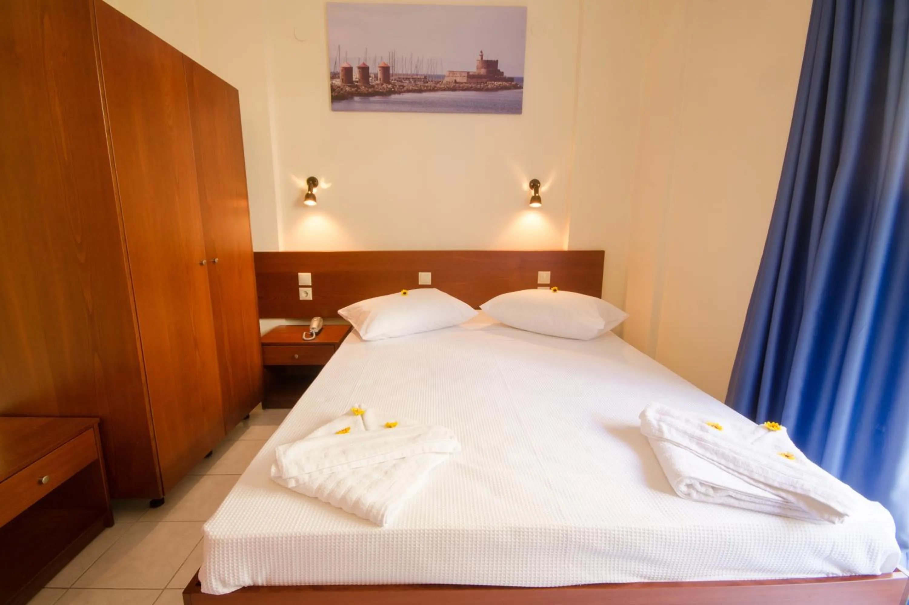 Bedroom, Bed in Filmar Hotel, Ixia, Rhodes