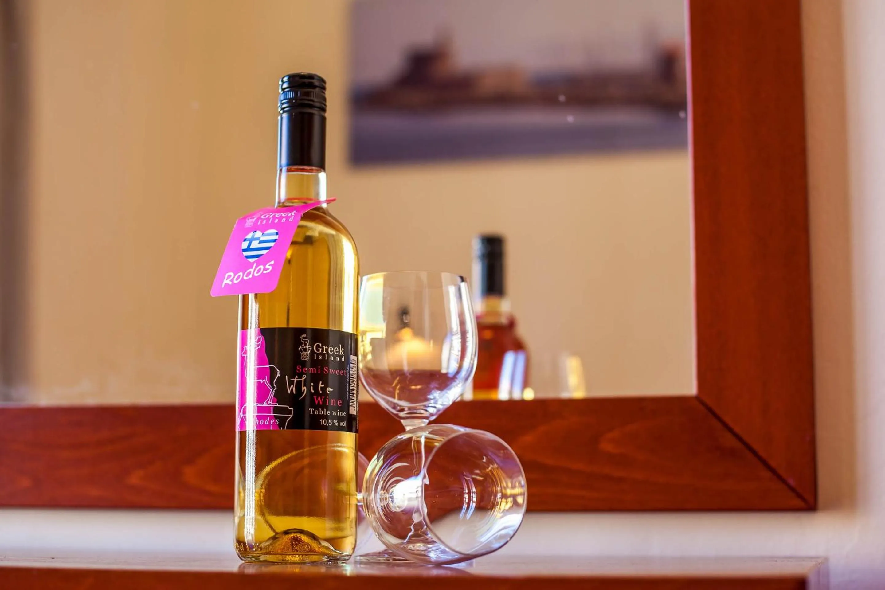 Decorative detail in Filmar Hotel, Ixia, Rhodes