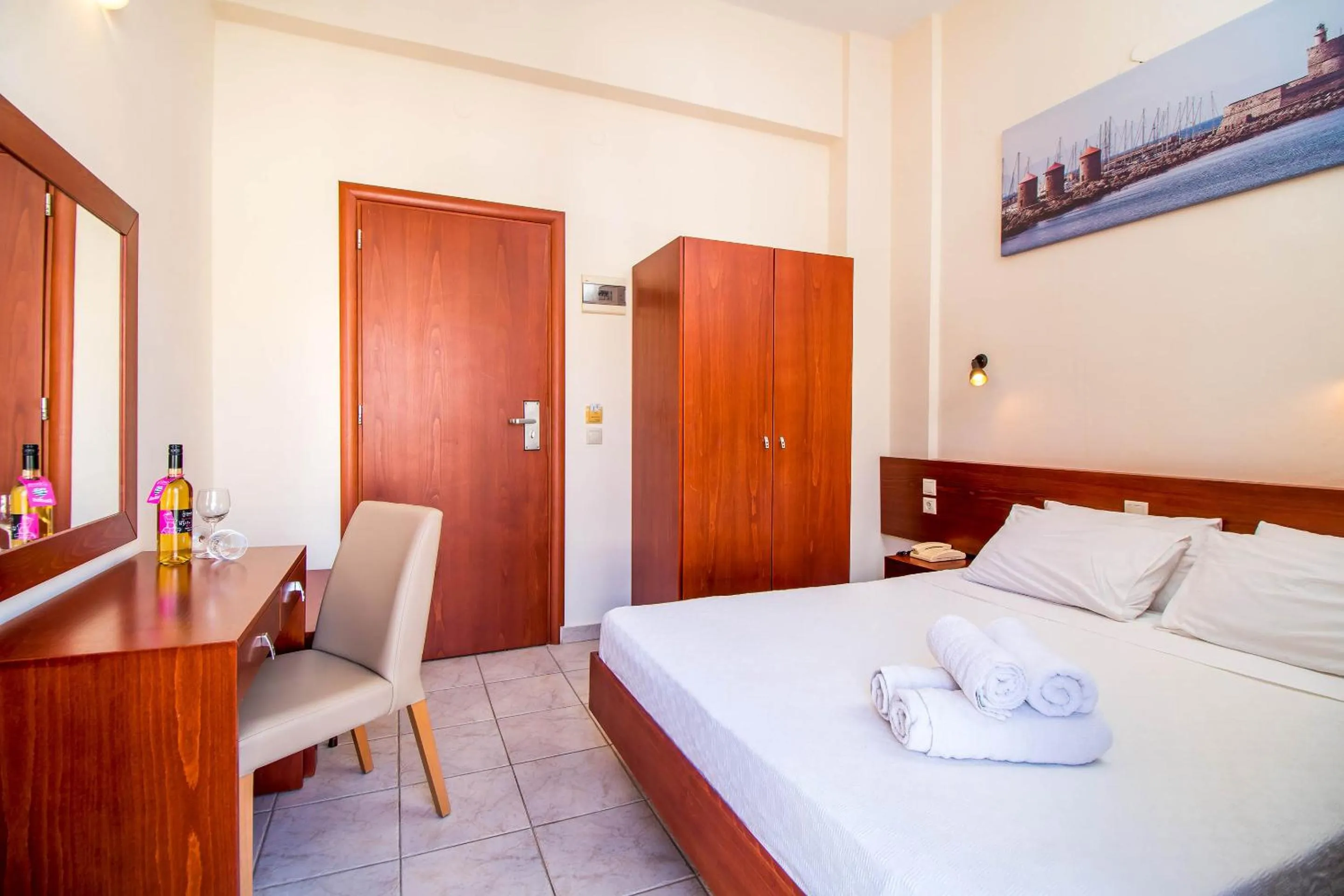 Bedroom, Bed in Filmar Hotel, Ixia, Rhodes