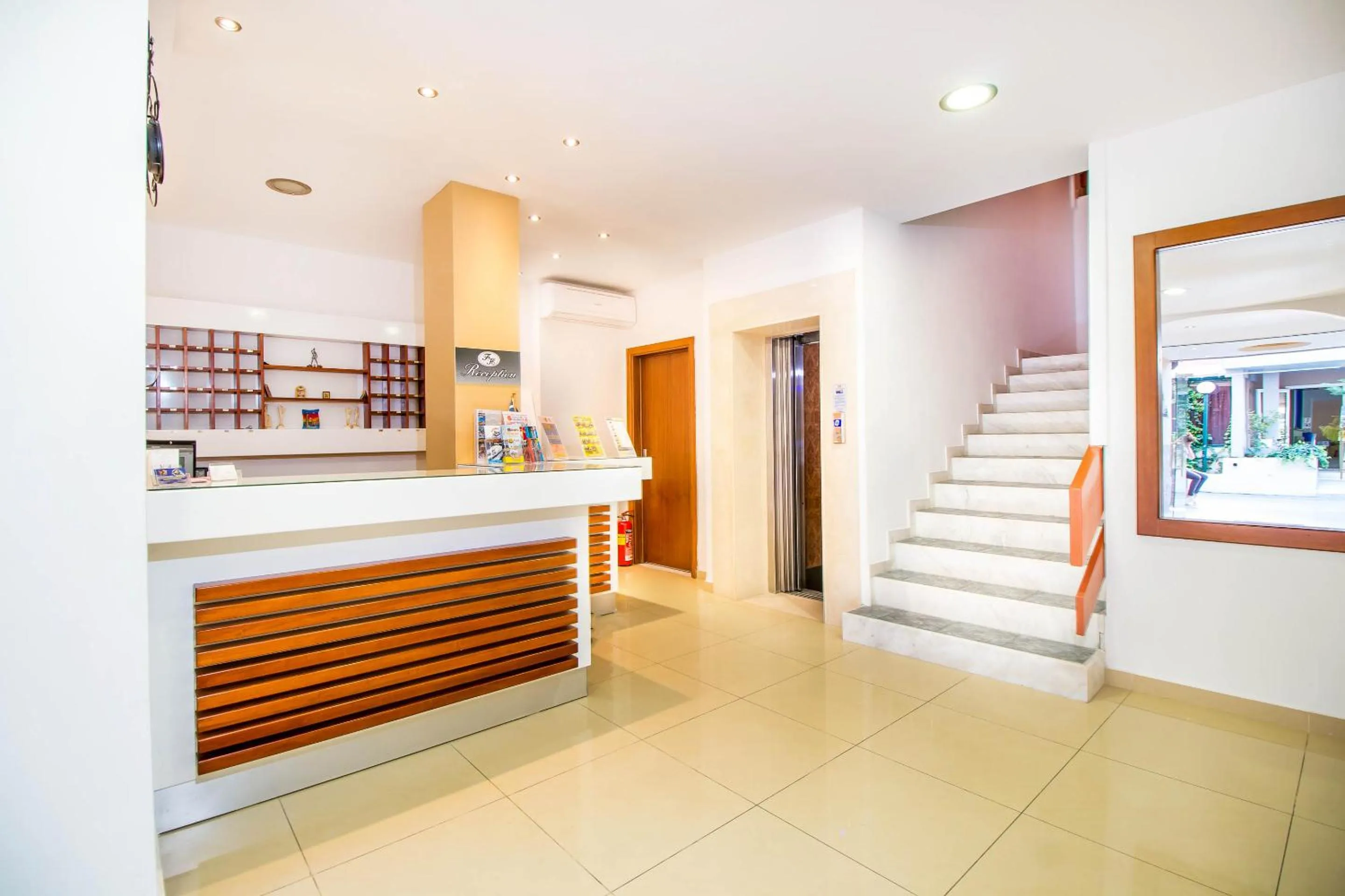 Lobby or reception in Filmar Hotel, Ixia, Rhodes