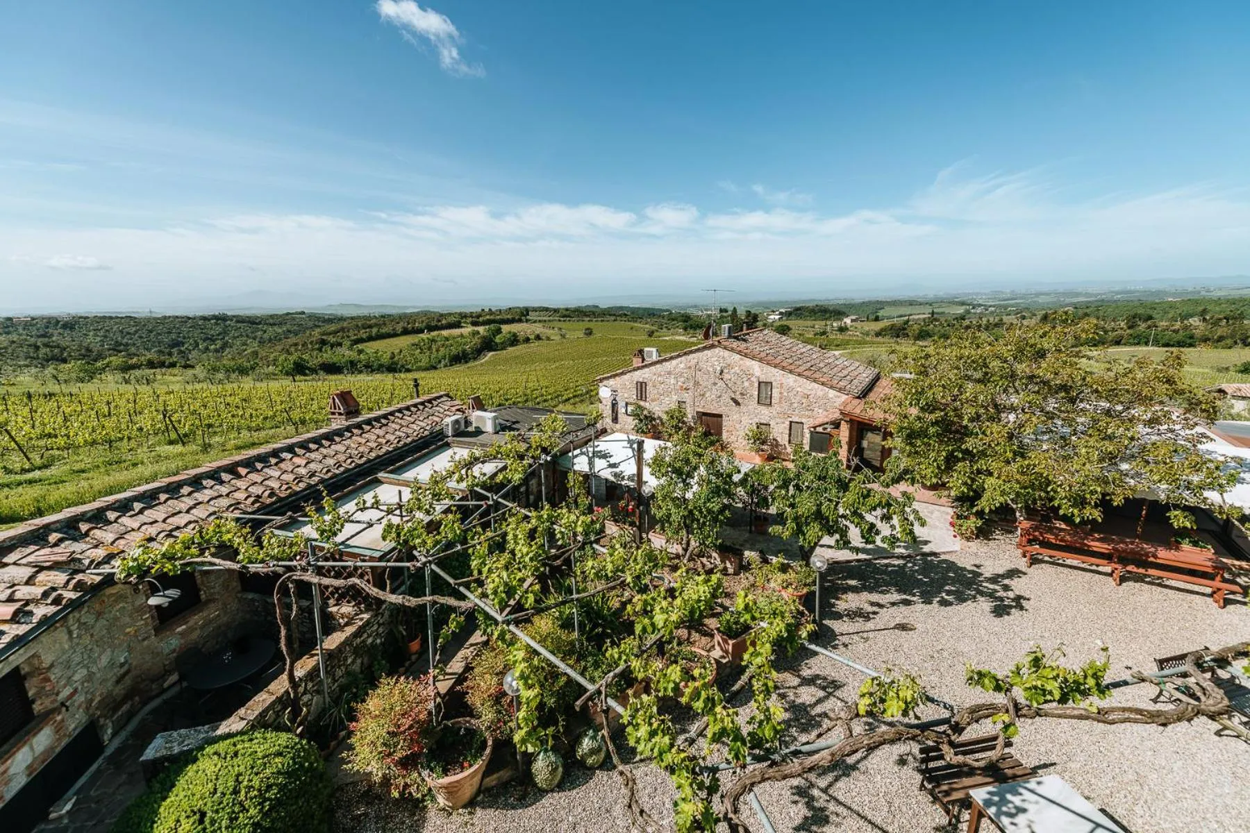 City view in Villa Di Sotto