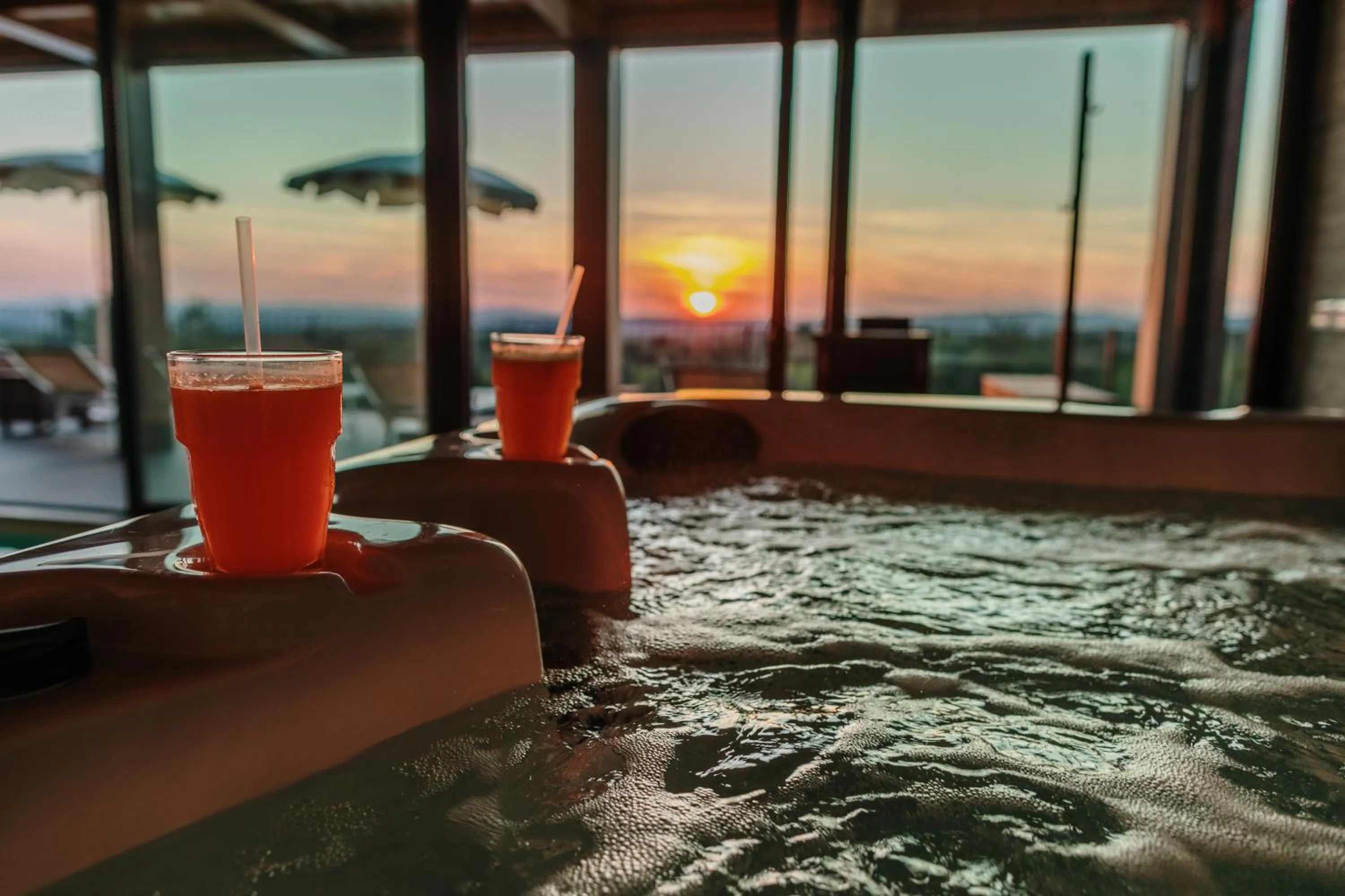 Hot Tub in Villa Di Sotto