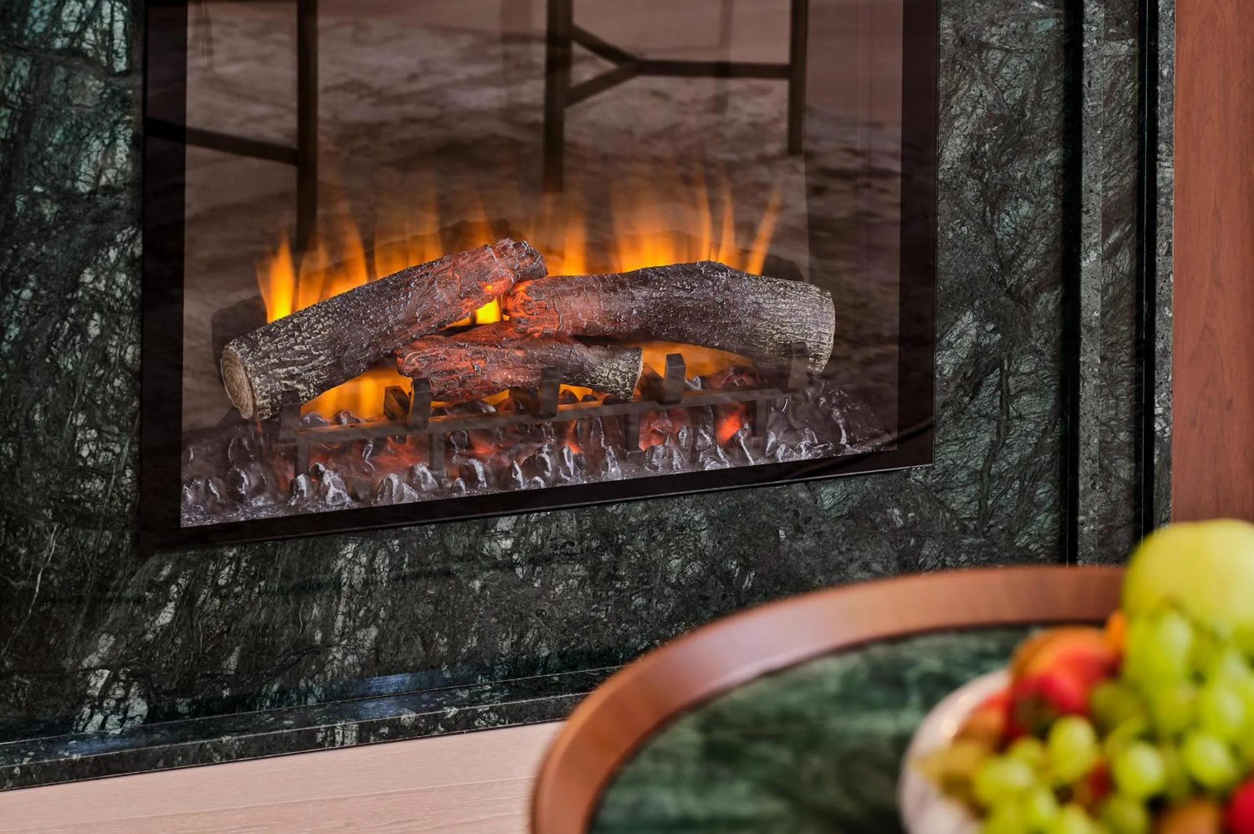 fireplace in Palazzo President