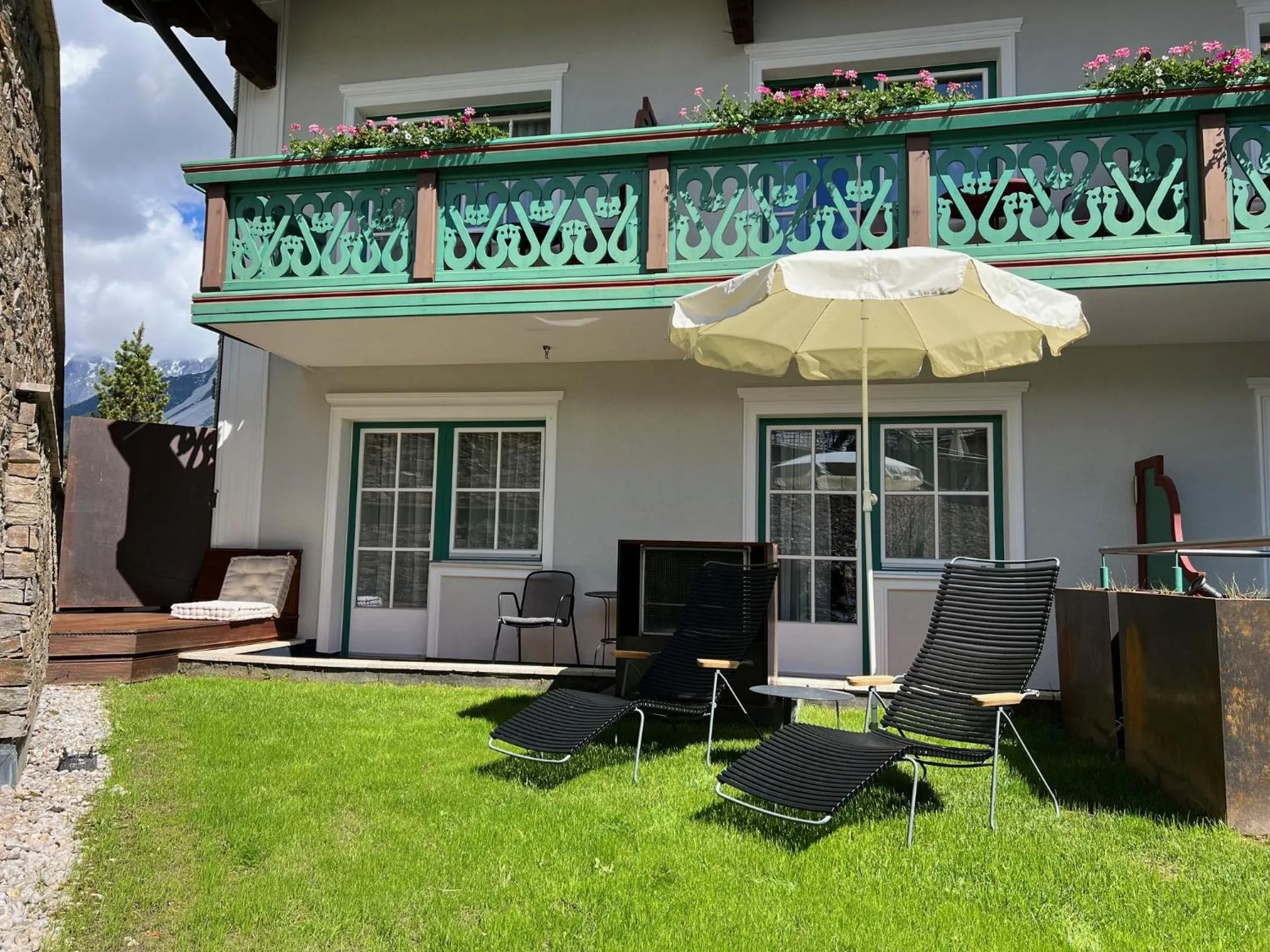 Garden in Hotel Annelies