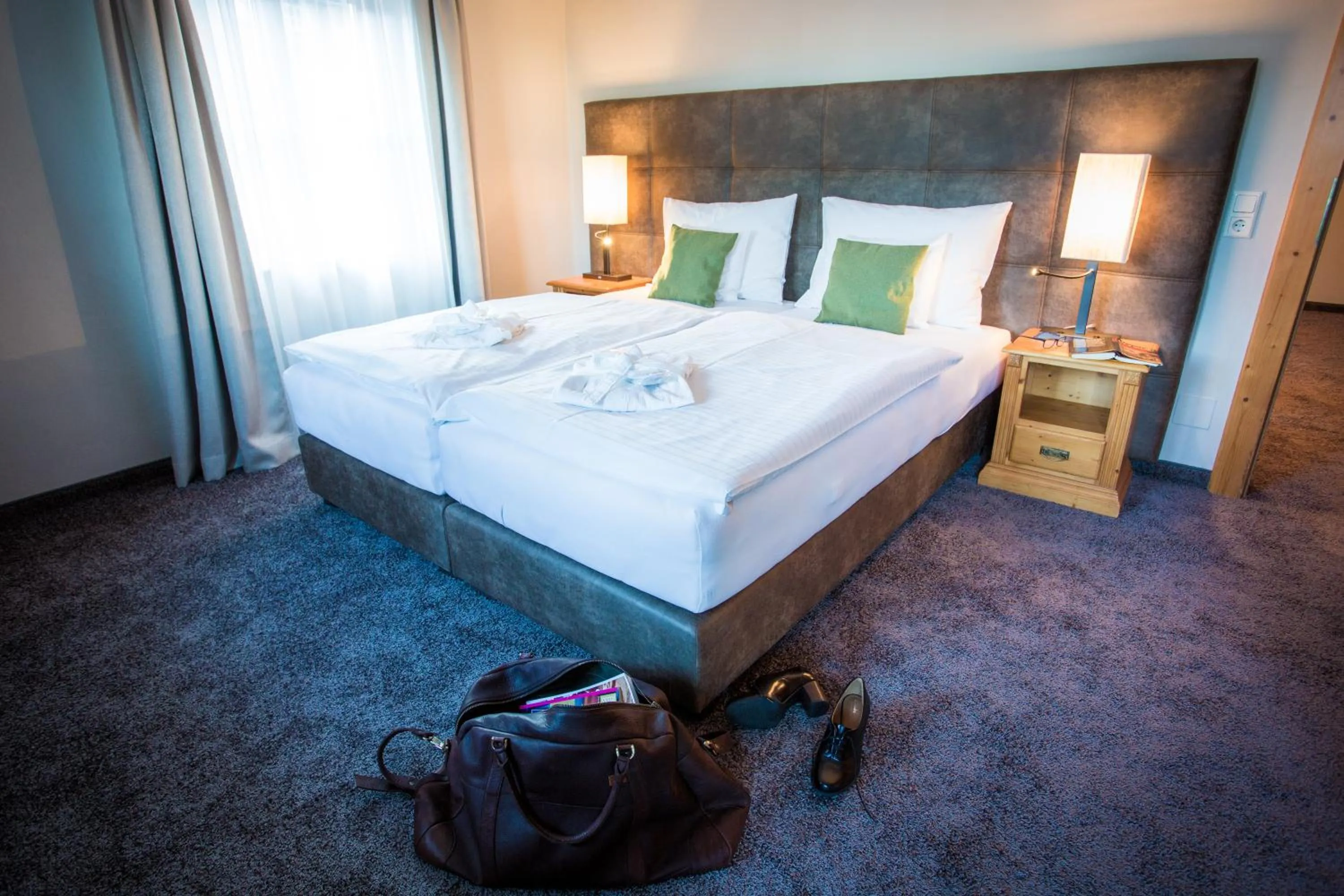 Bed in Hotel Annelies