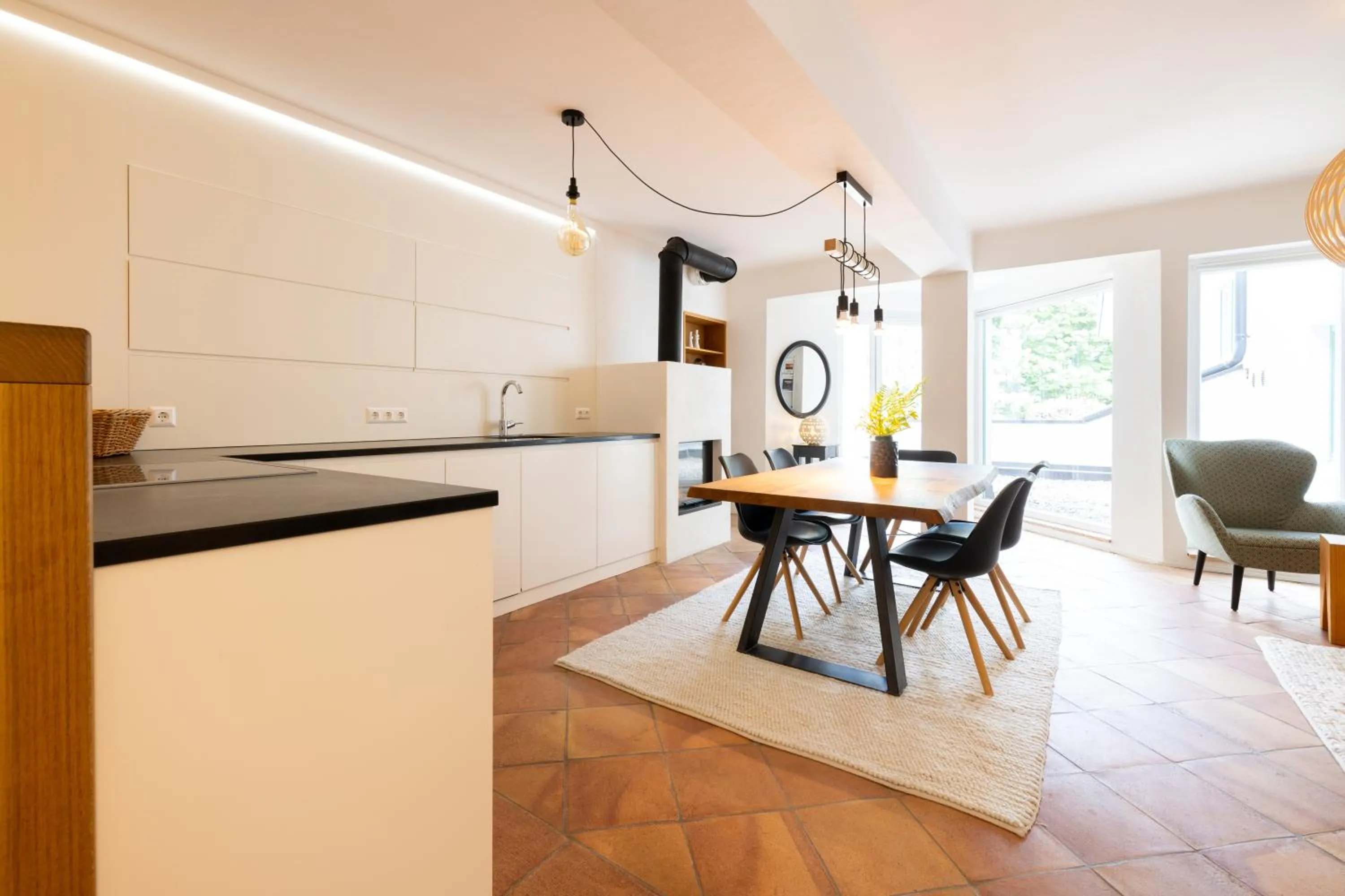 kitchen in Hotel Annelies